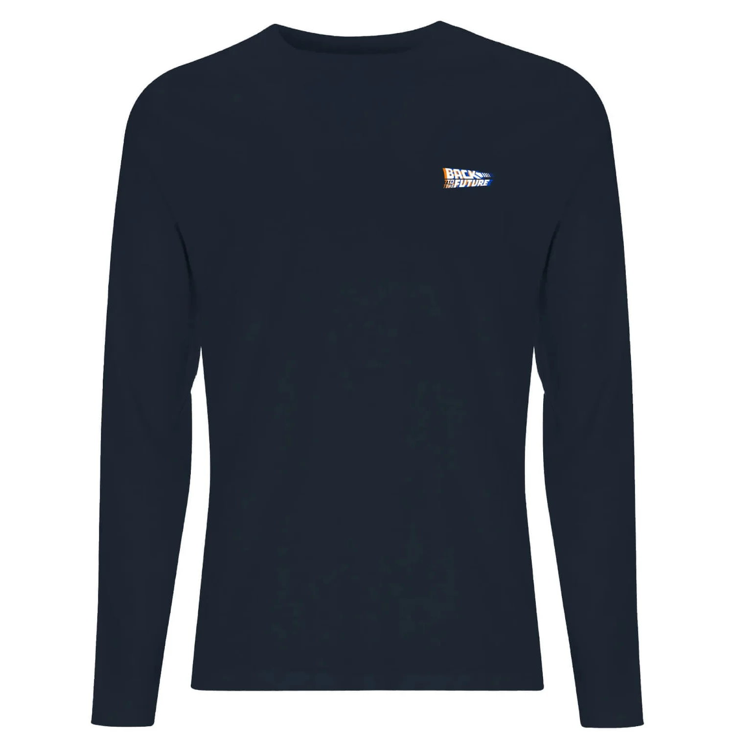 Back To The Future Varsity Men's Long Sleeve T-Shirt - Navy