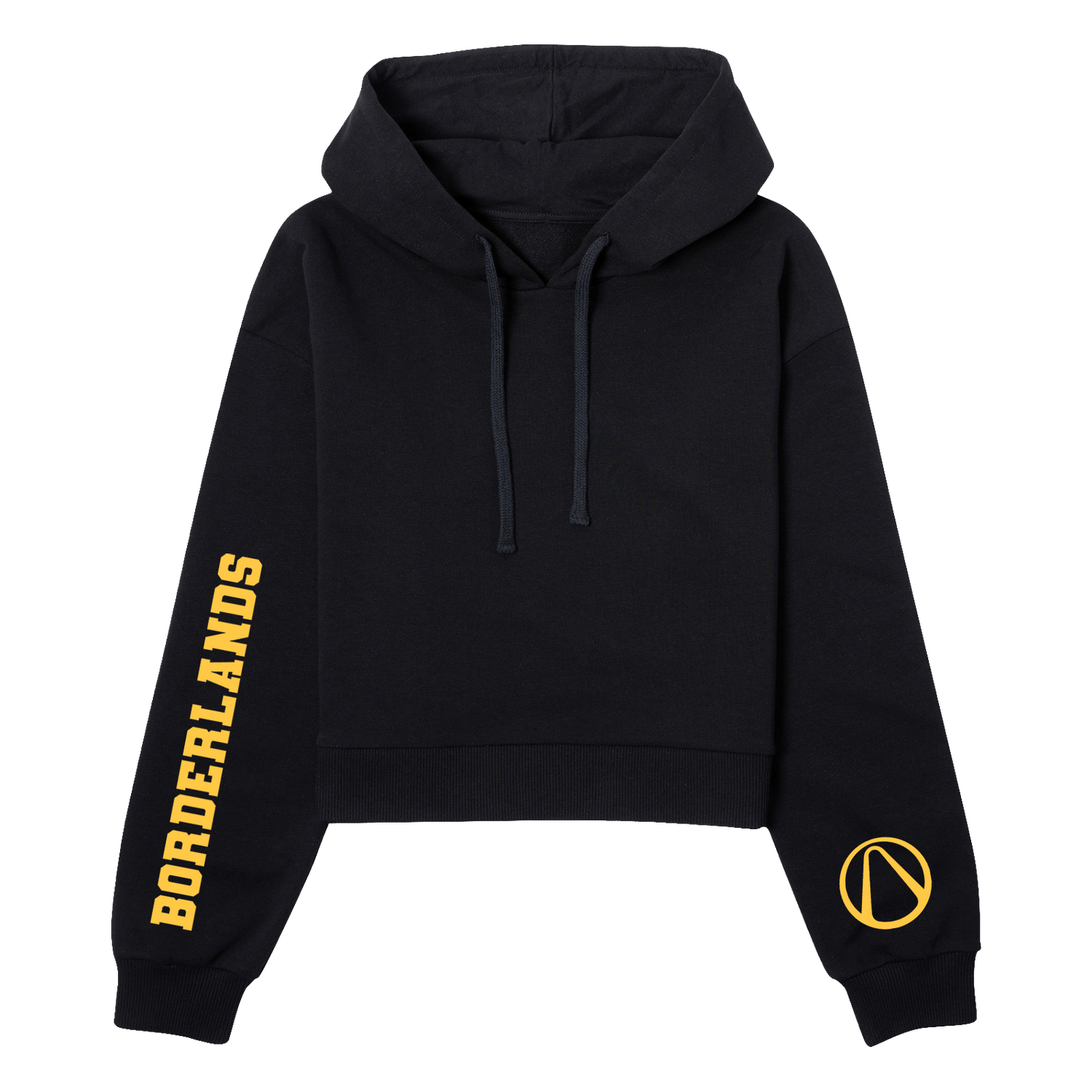 Borderlands Women's Cropped Hoodie - Black
