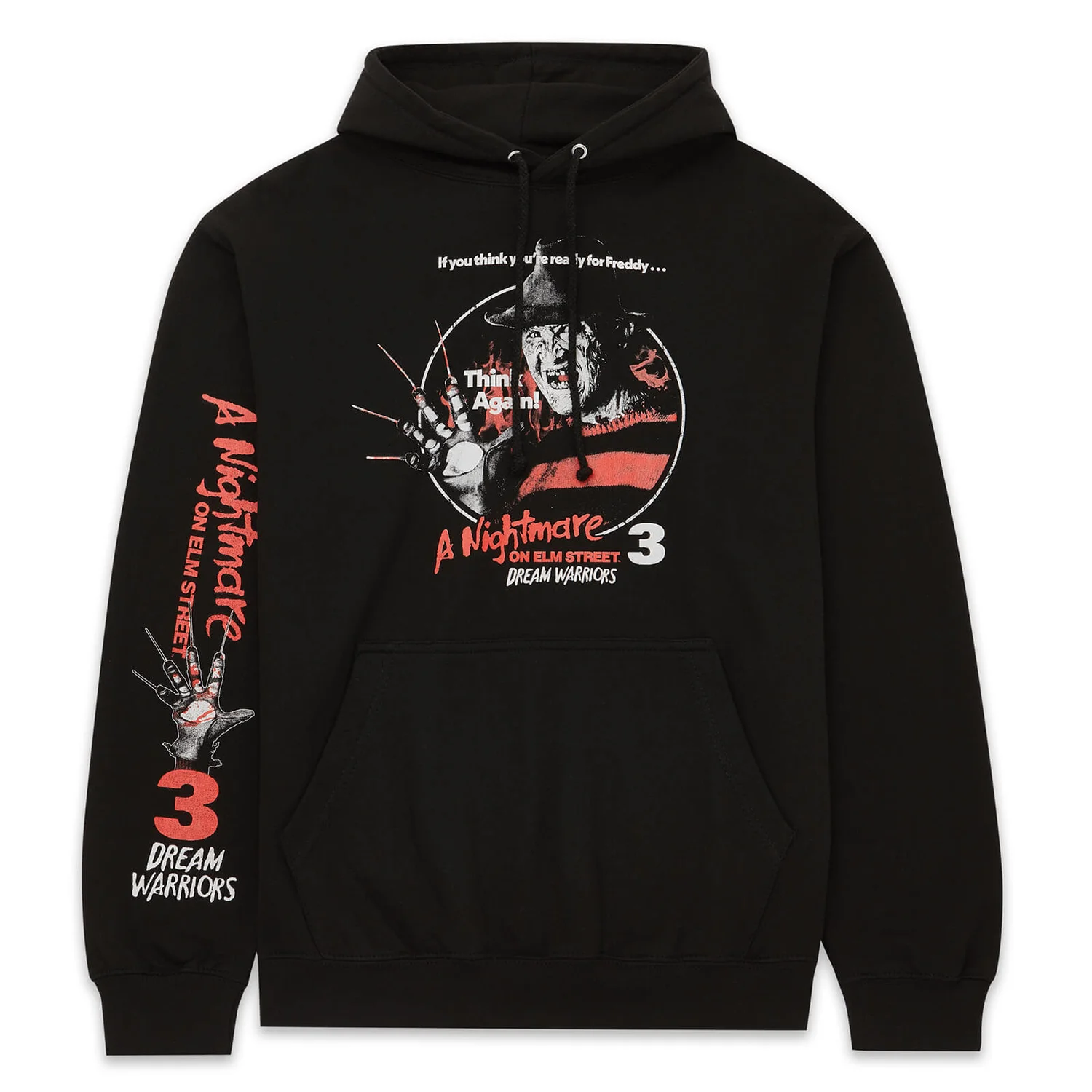 A Nightmare On Elm Street Dream Warriors Hoodie - Black