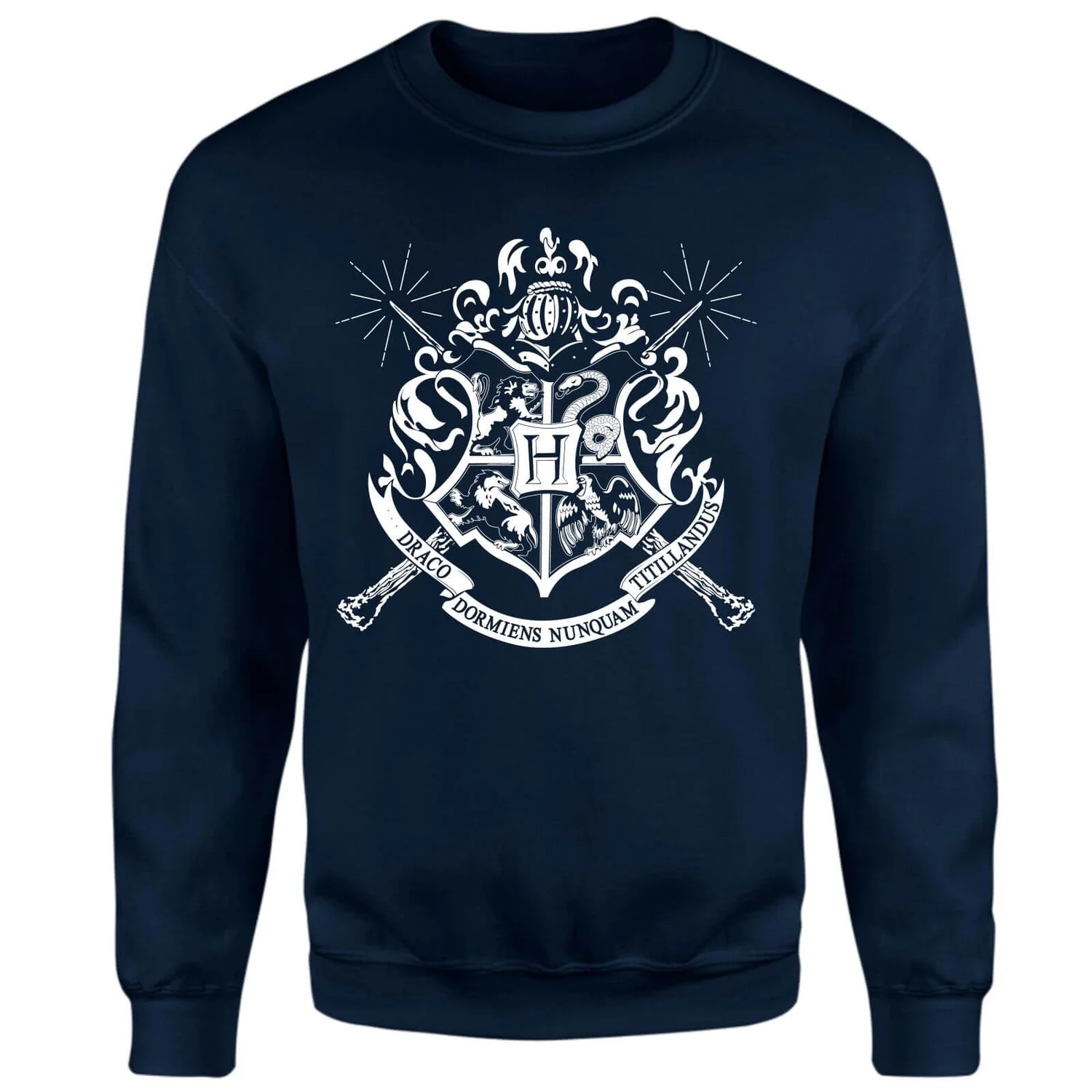 Harry Potter Hogwarts House Crest Sweatshirt - Navy