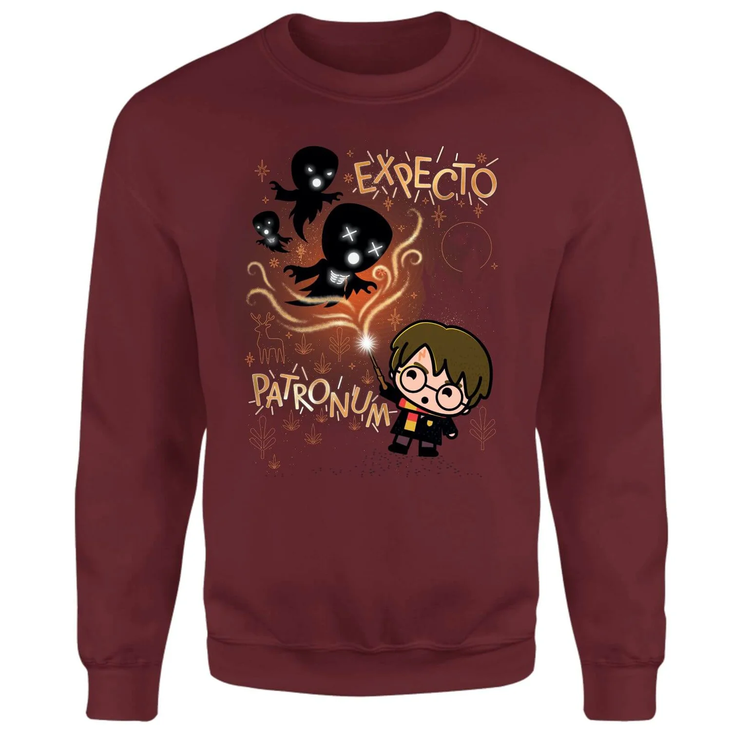 Harry Potter Kids Expecto Patronum Sweatshirt - Burgundy