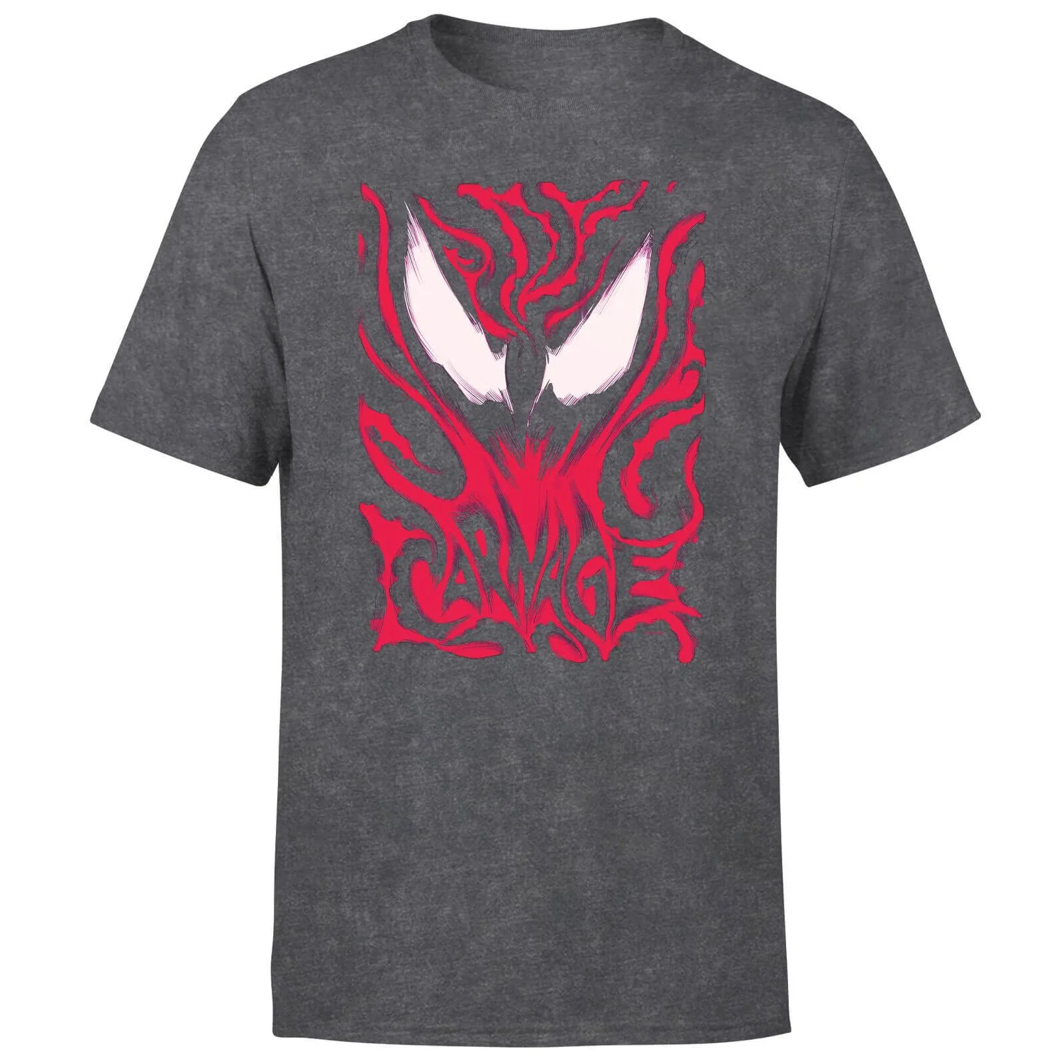 Venom Carnage Men's T-Shirt - Black Acid Wash
