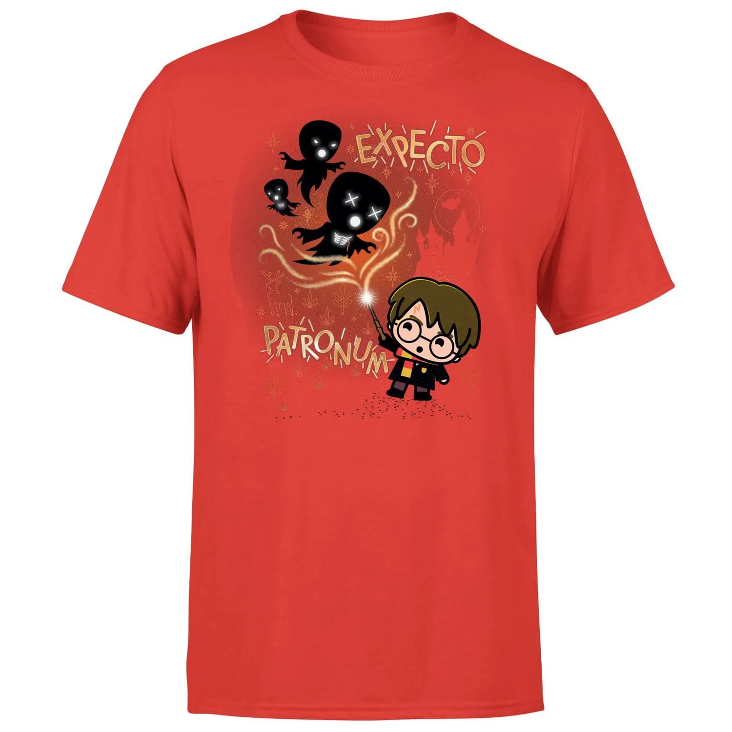Harry Potter Kids Expecto Patronum Men's T-Shirt - Red