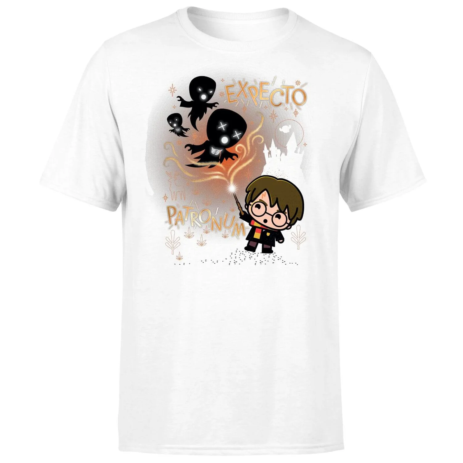 Harry Potter Kids Expecto Patronum Men's T-Shirt - White