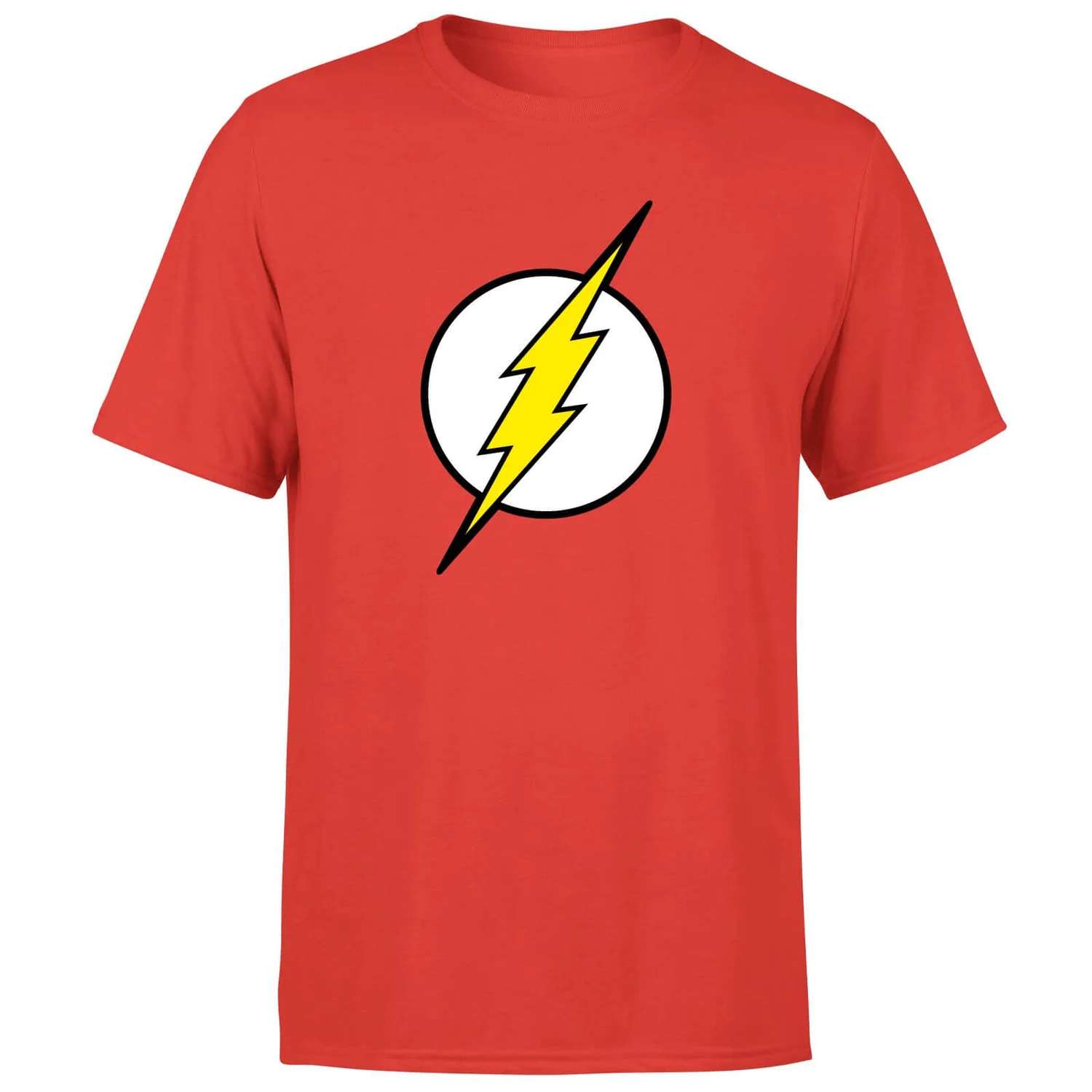 Justice League Flash Logo Men's T-Shirt - Red