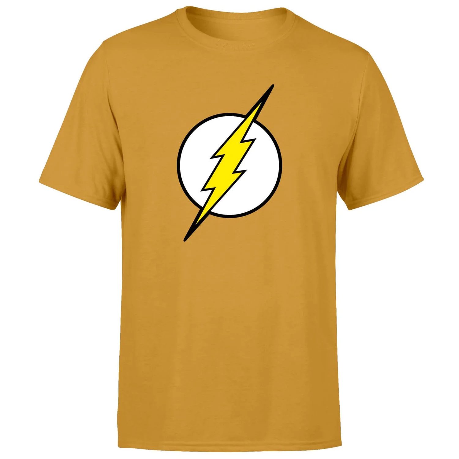 Justice League Flash Logo Men's T-Shirt - Mustard