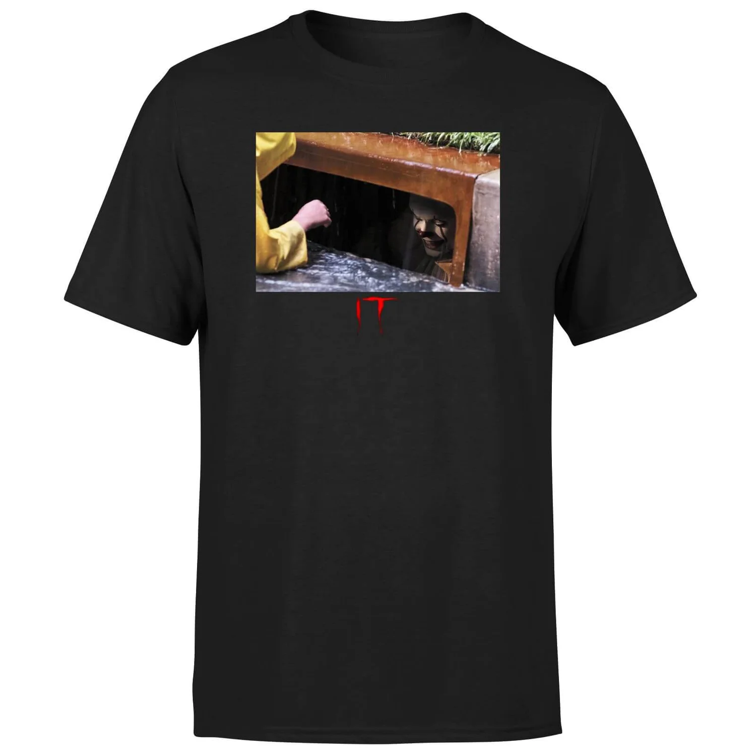 IT Chapter 1 (2017) Pennywise Men's T-Shirt - Black