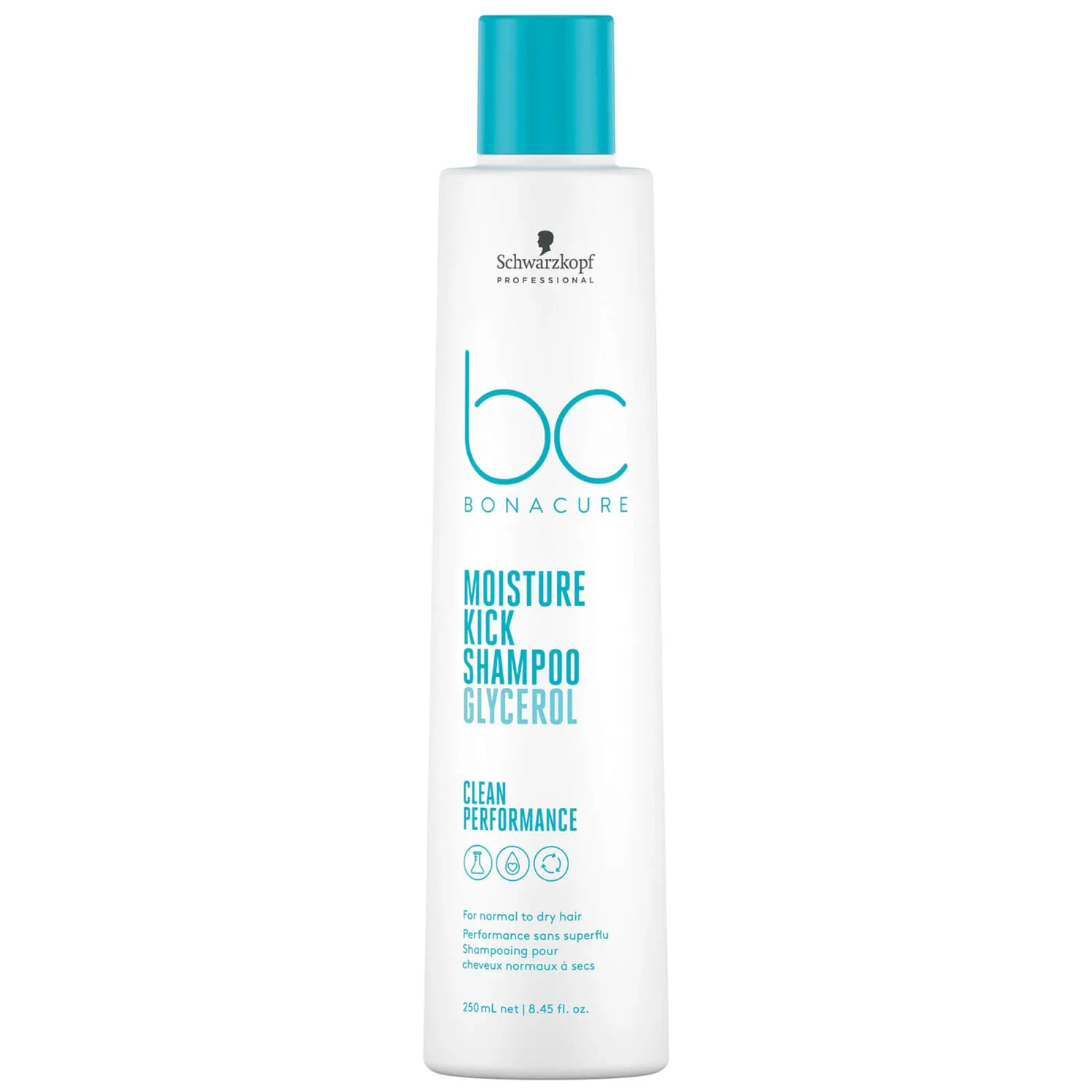 Schwarzkopf BC Clean Performance Moisture Kick Shampoo 250ml