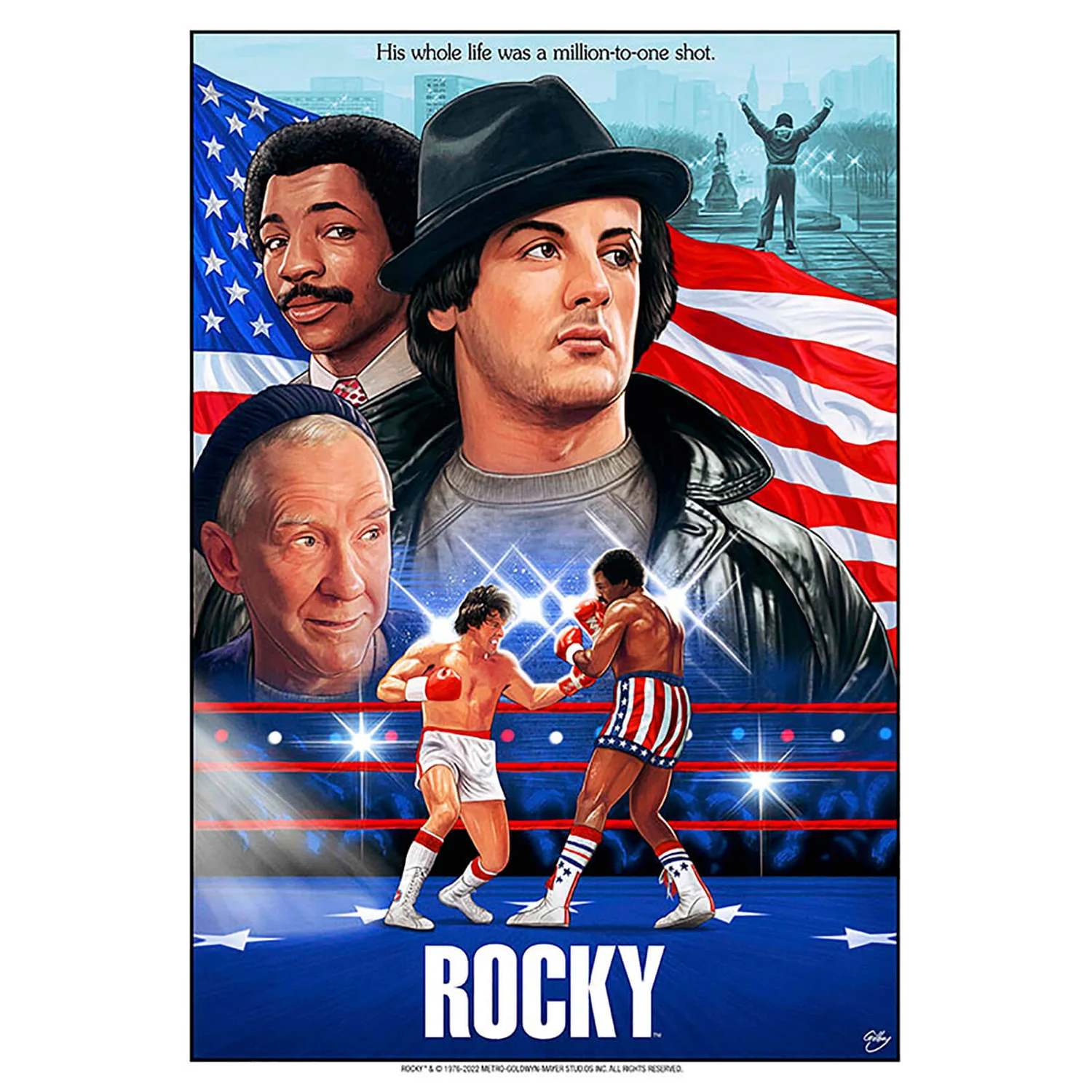 Fanattik Limited Edition Rocky Art Print