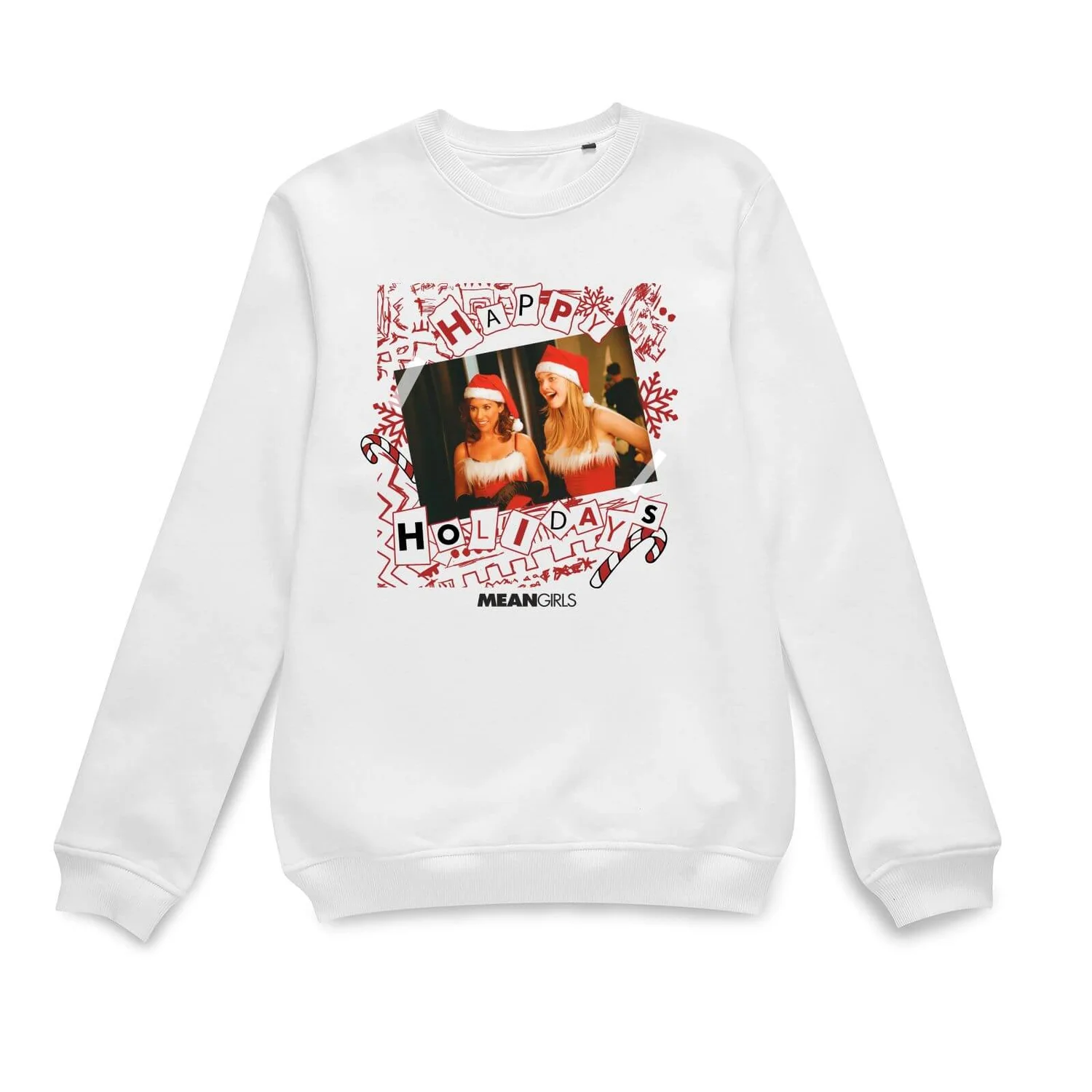 Mean Girls Jingle Bell Rock Christmas Jumper - White