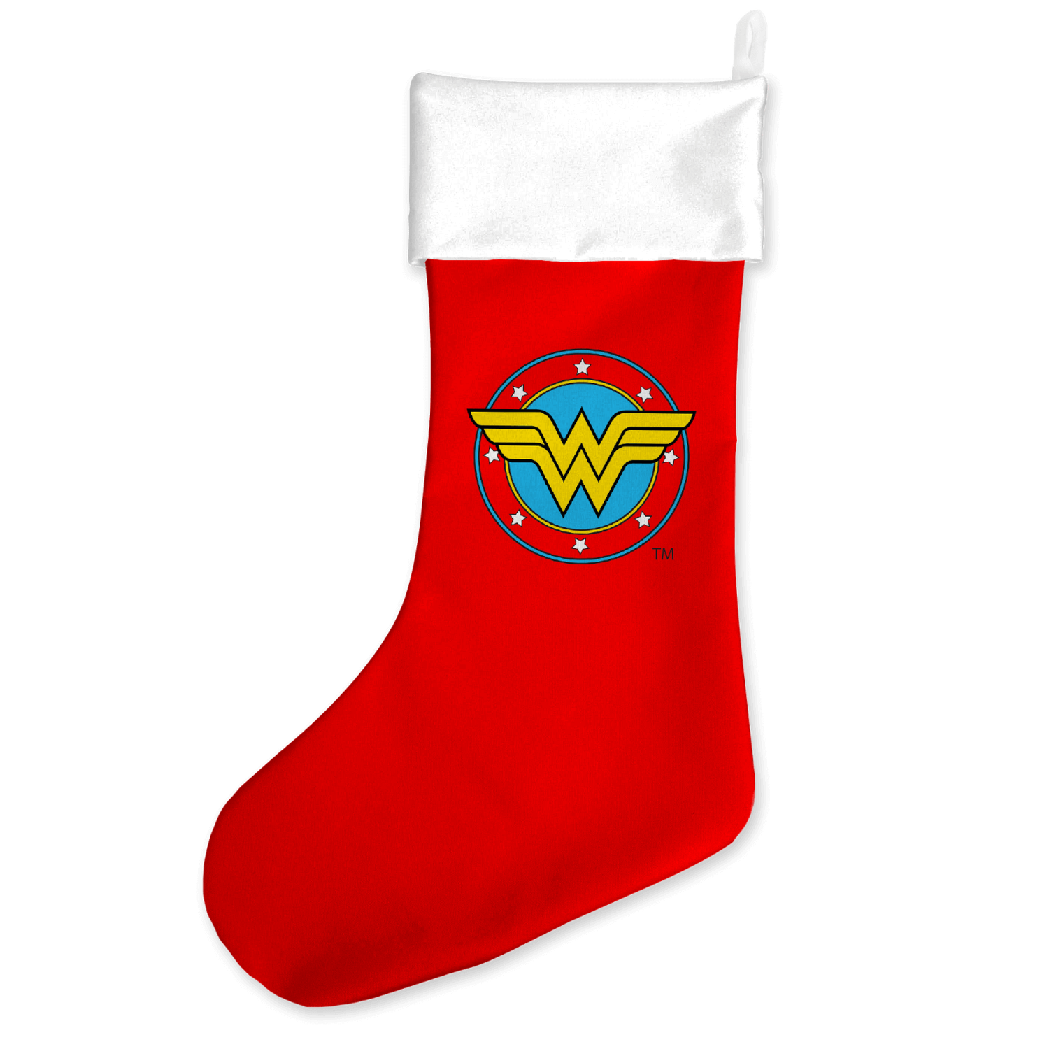 Wonder Woman Comic Logo Christmas Stocking