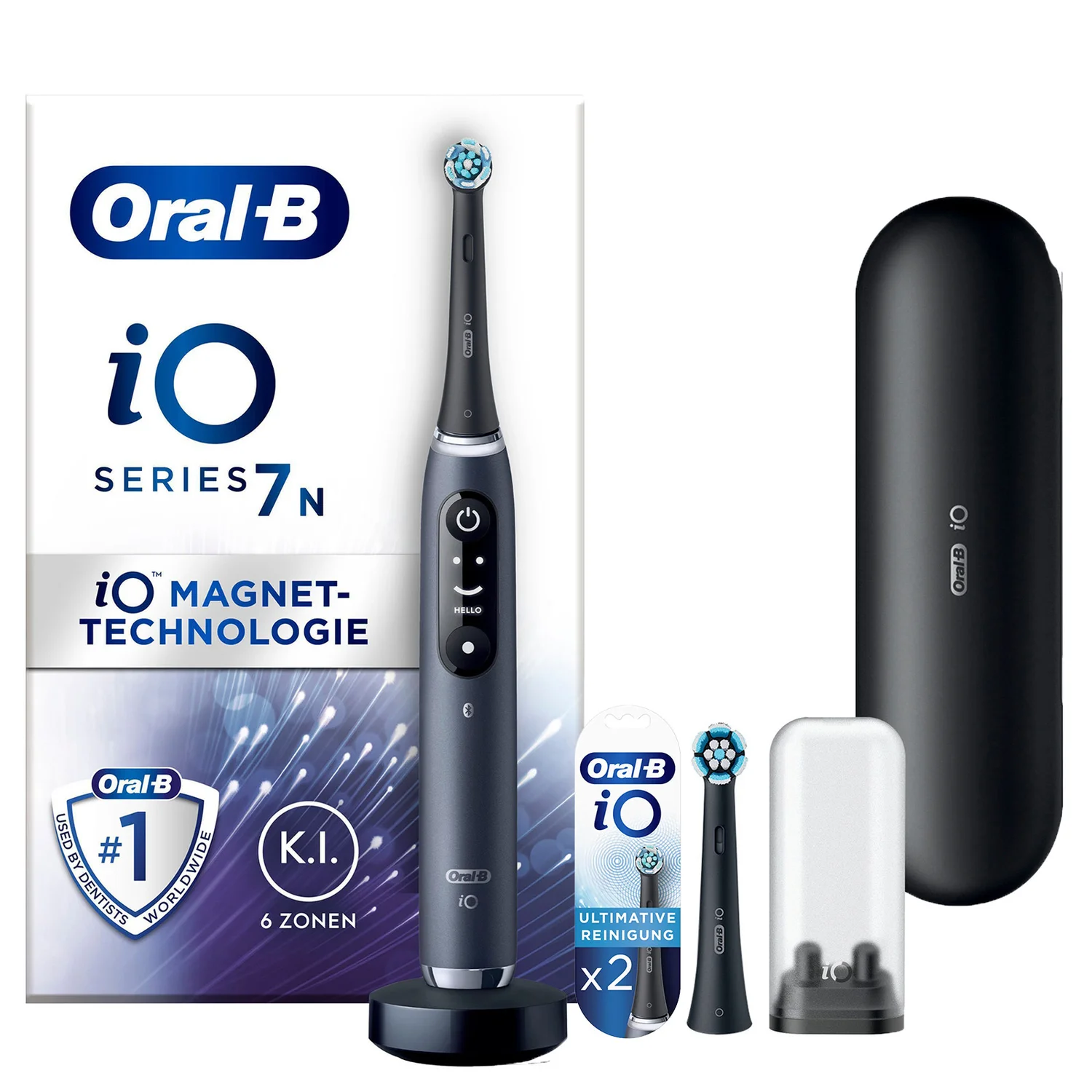 Oral-B iO Series 7N Elektrische Zahnbürste Black Onyx