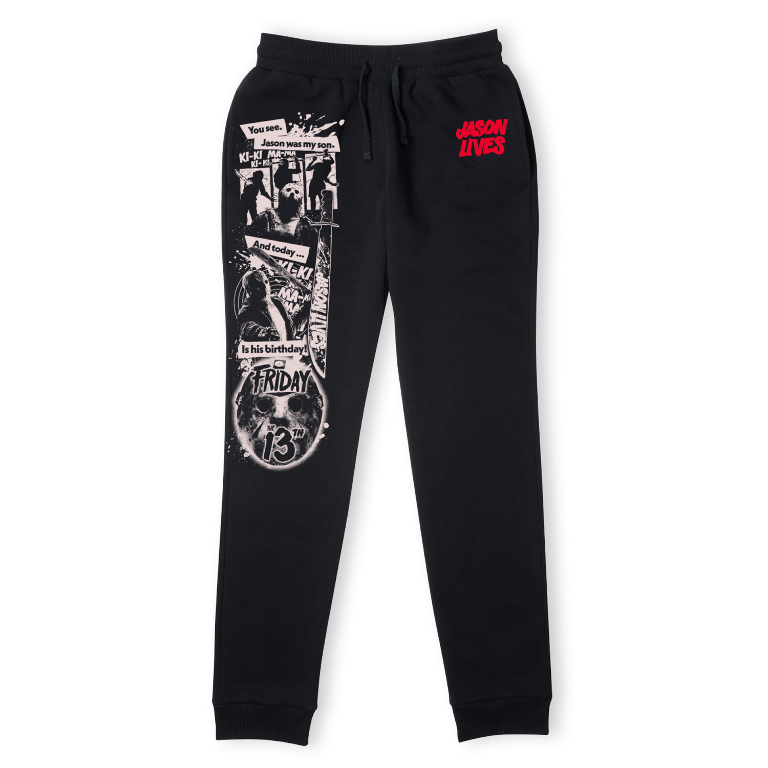 Friday the 13th Jason Lives Men's Joggers - Black