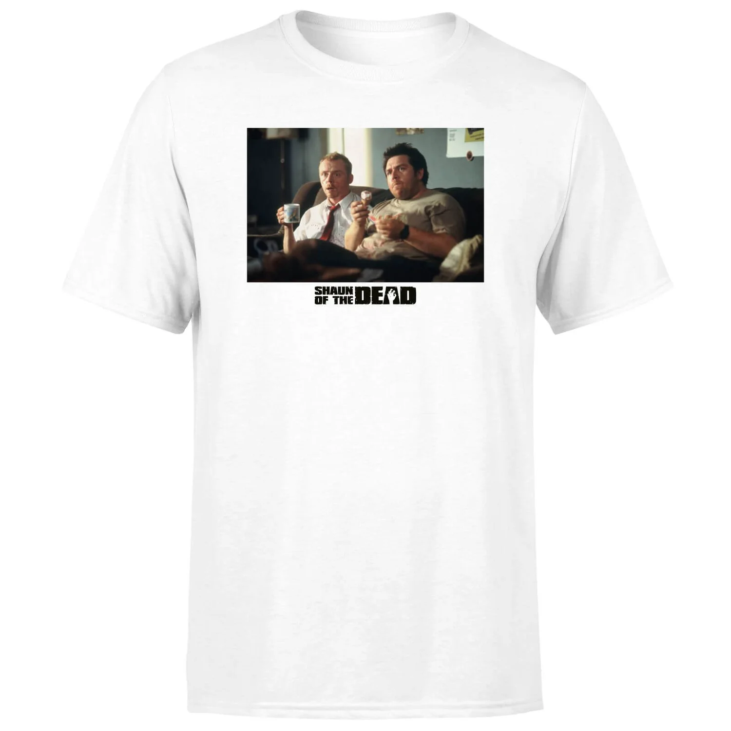 Shaun of the Dead Crisis Worsens Unisex T-Shirt - White