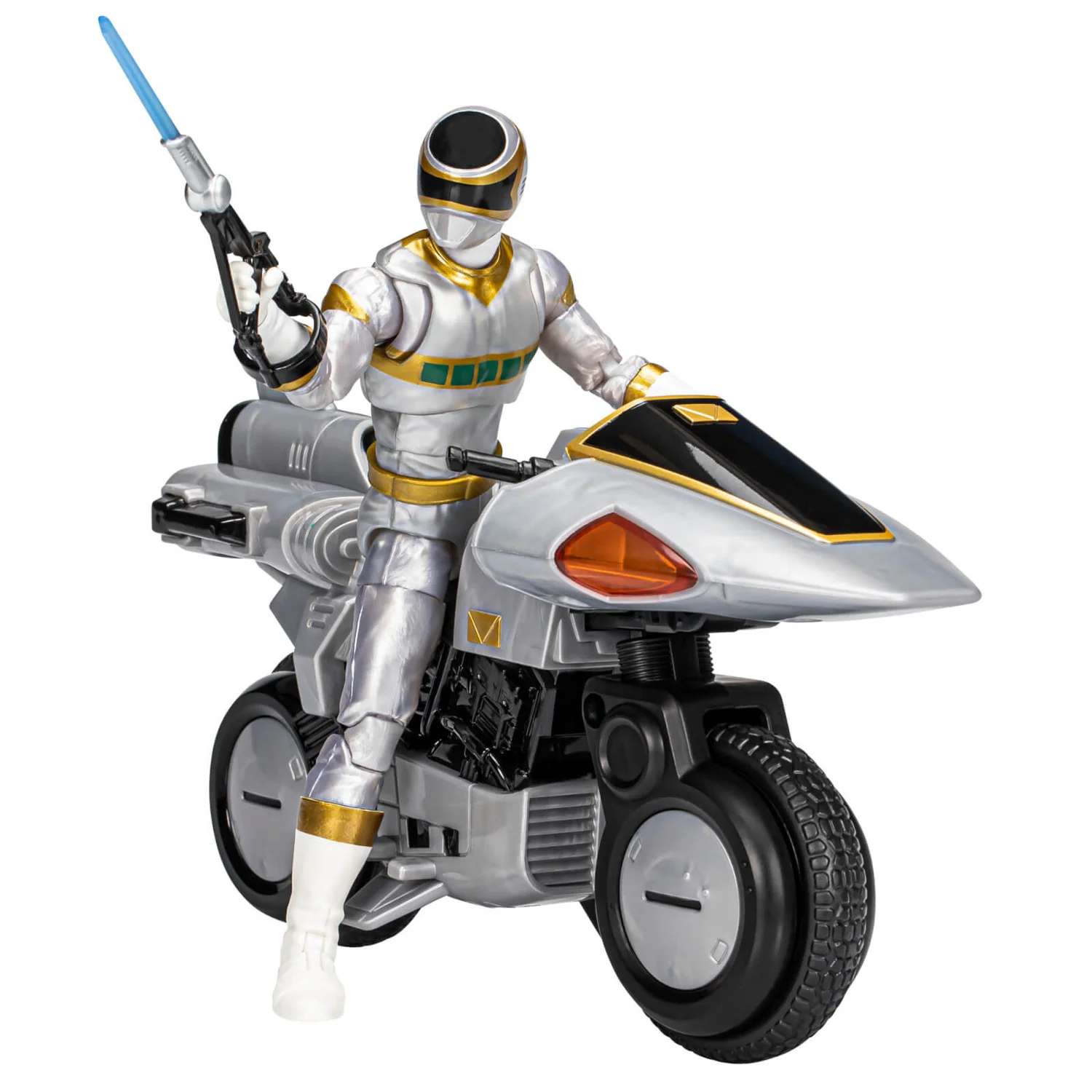 Hasbro Power Rangers Lightning Collection In Space Silver Ranger Action Figure