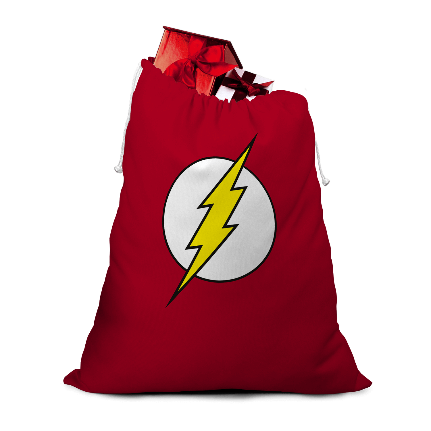 The Flash Logo Christmas Santa Sack