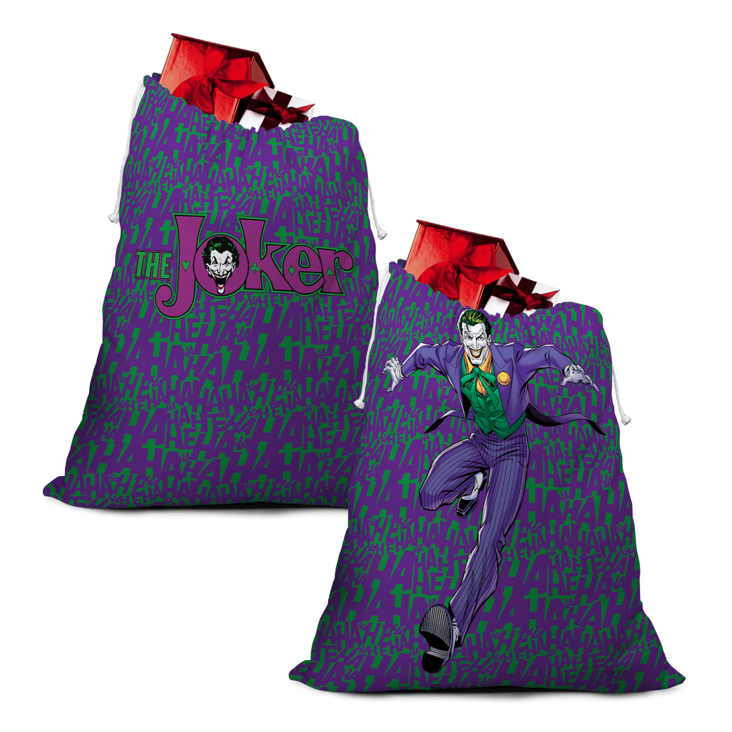 The Joker Logo Christmas Santa Sack