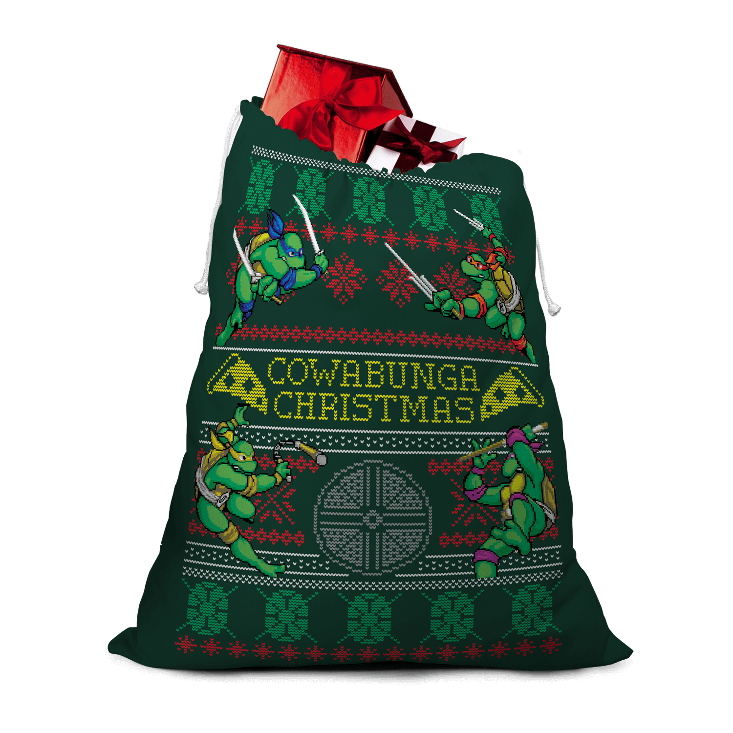 Teenage Mutant Ninja Turtles Cowabunga Christmas Santa Sack