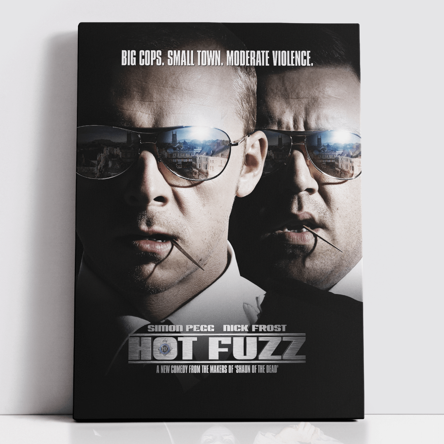 Decorsome x Hot Fuzz Classic Poster Rectangular Canvas