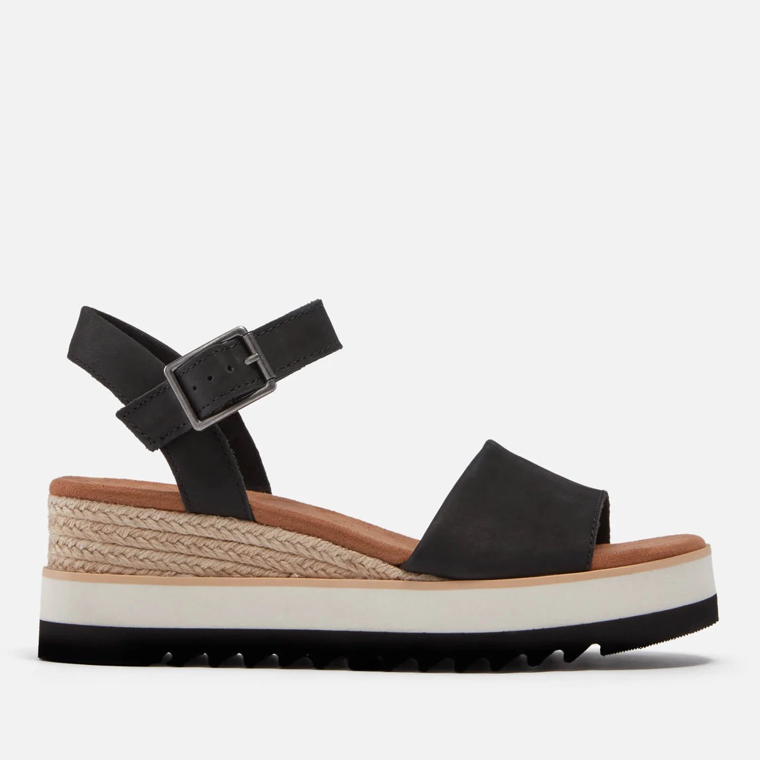 TOMS Women's Diana Suede Flatform Sandals - UK 7