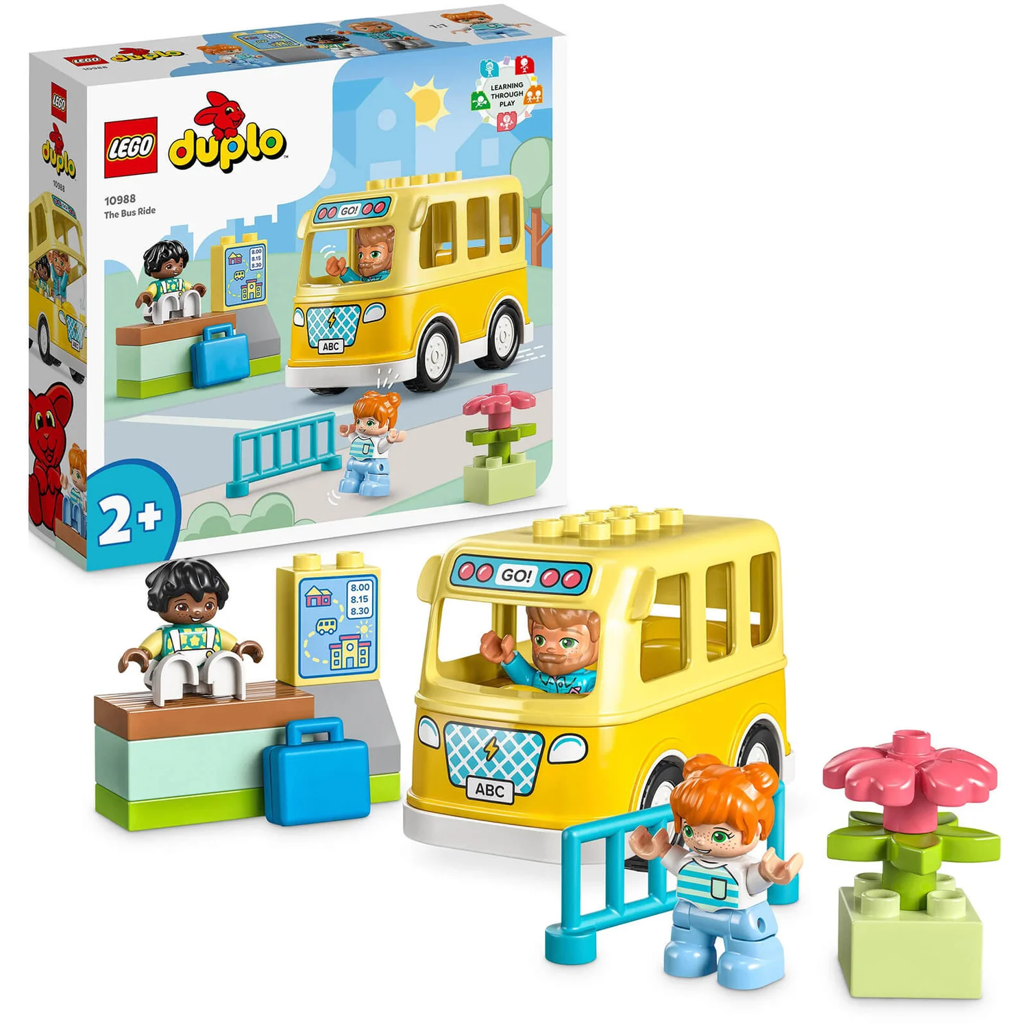 LEGO DUPLO The Bus Ride Toy for Toddlers Aged 2+ 10988