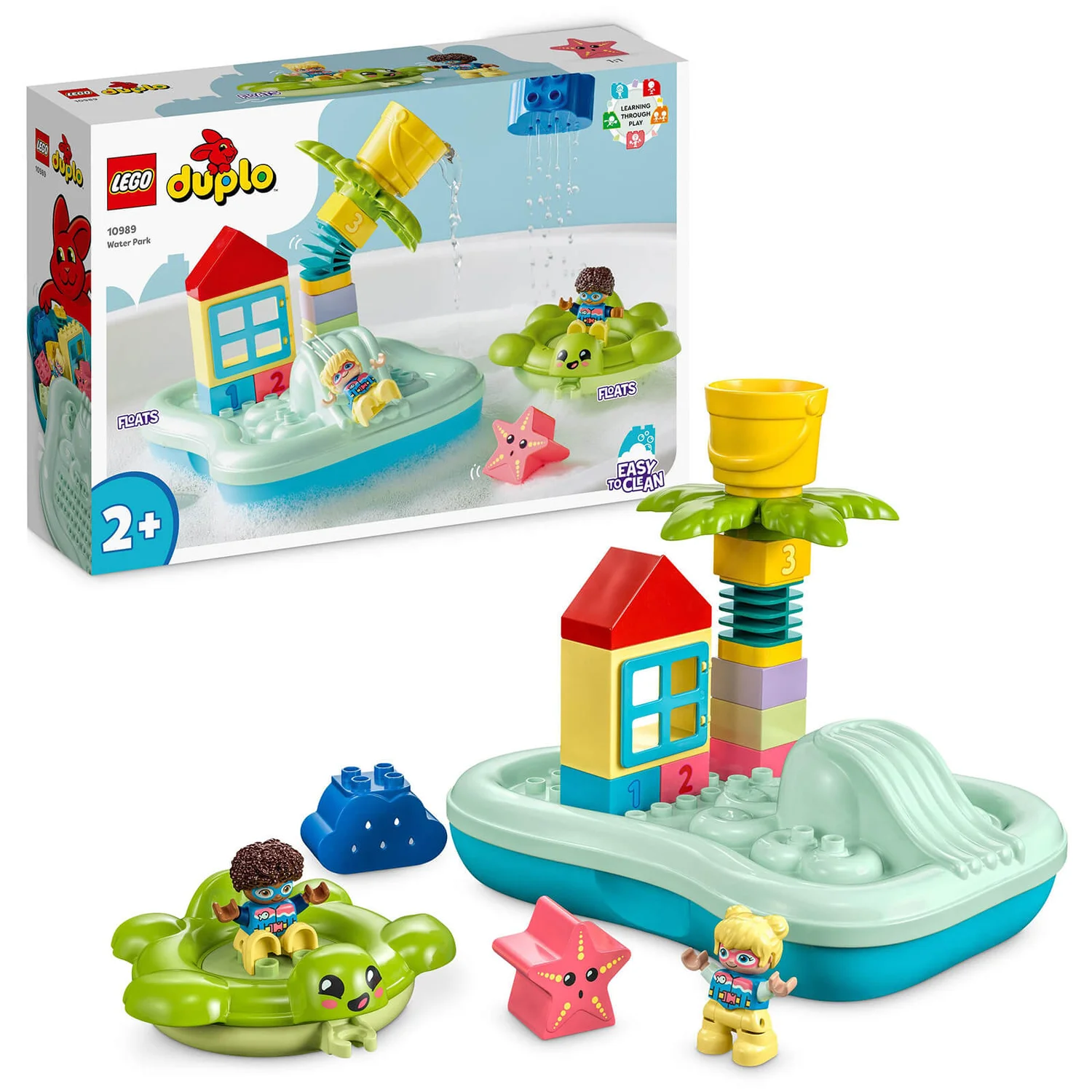 LEGO DUPLO Water Park Bath Toys for Toddlers Aged 2+ 10989