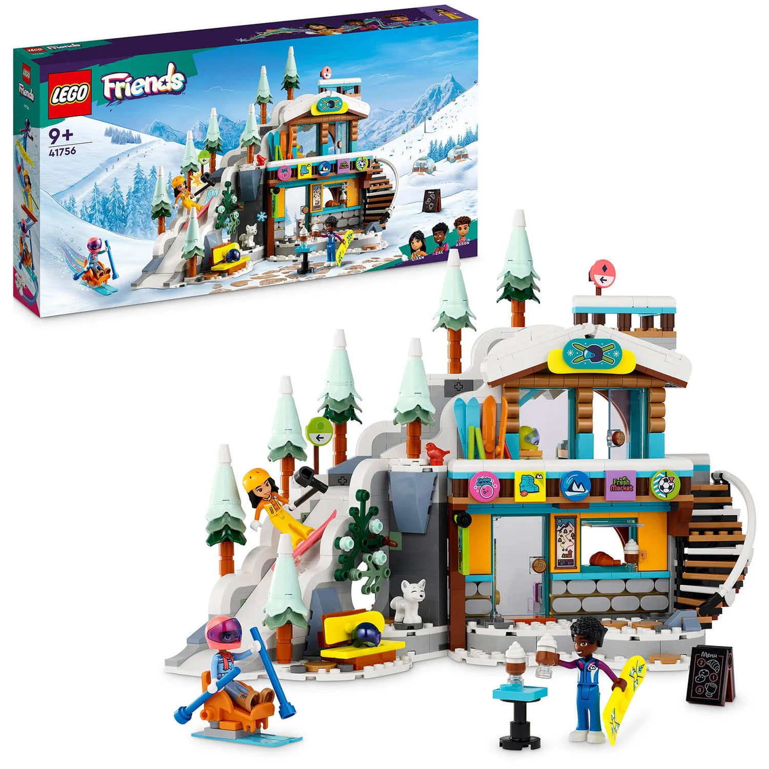 LEGO Friends Holiday Ski Slope and Café Winter Set 41756