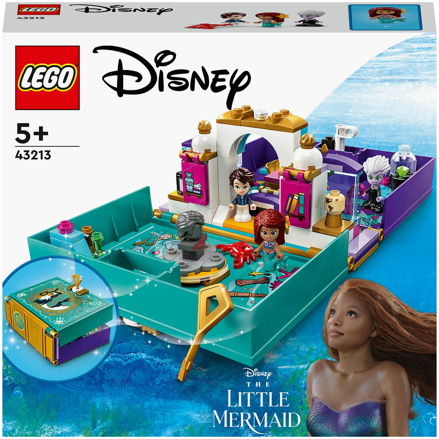 LEGO Disney The Little Mermaid Story Book Ariel Toy (43213)