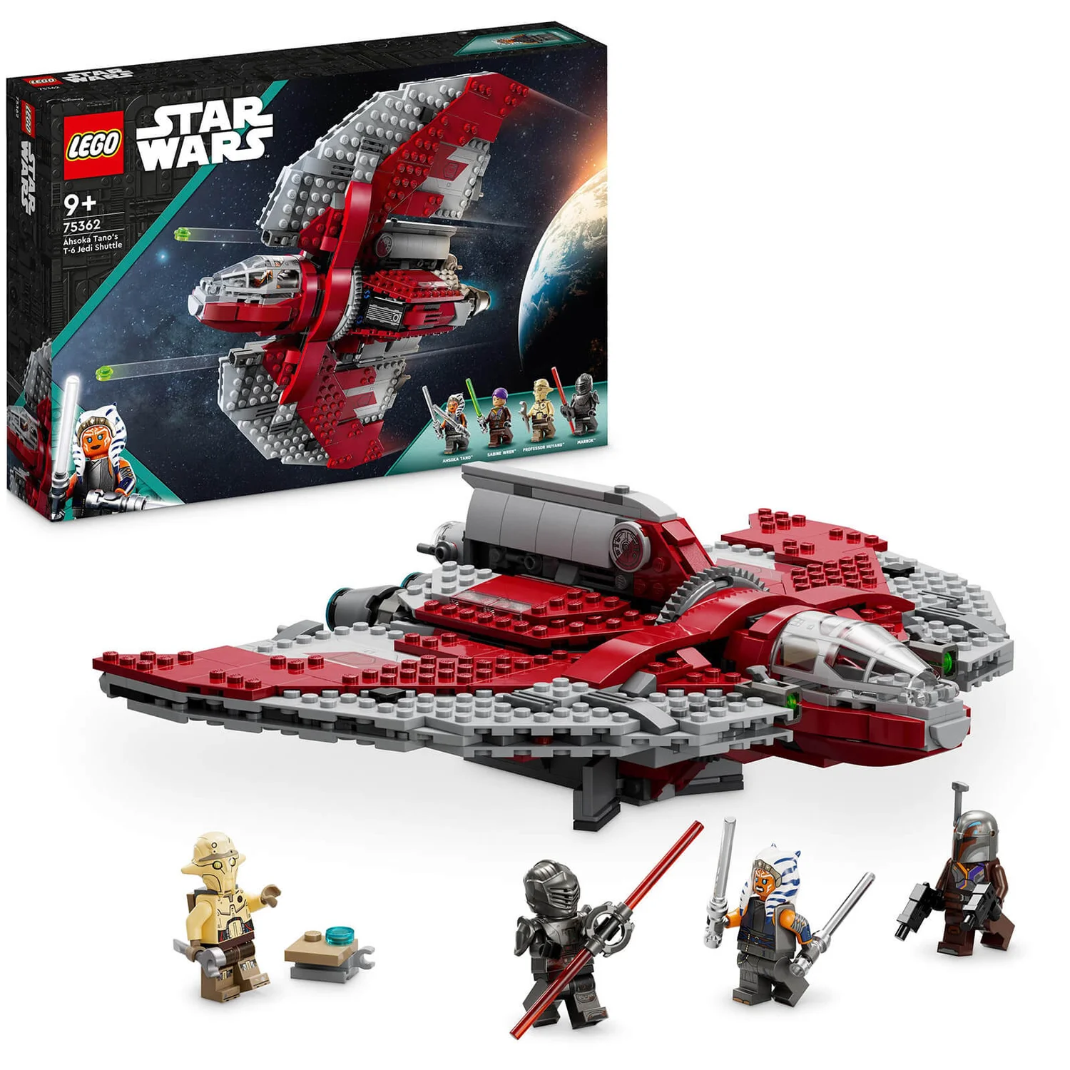 LEGO Star Wars Ahsoka Tano's T-6 Jedi Shuttle 75362