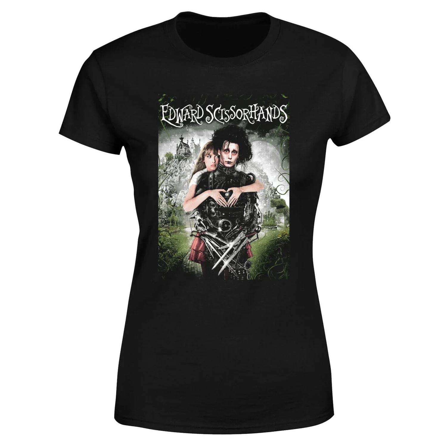 Edward Scissorhands Movie Poster Women's T-Shirt - Black