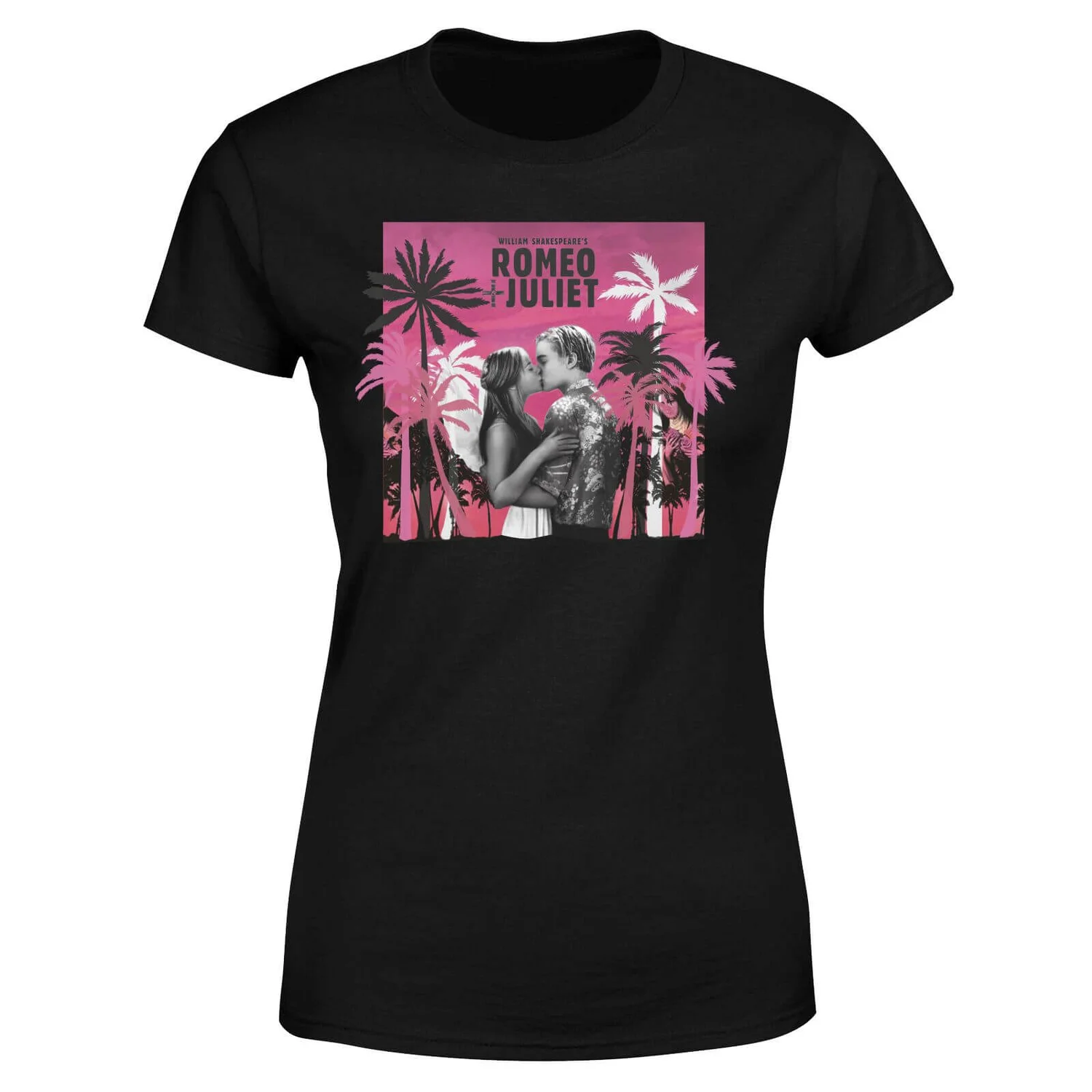 Romeo and Juliet Palmtree Women's T-Shirt - Black