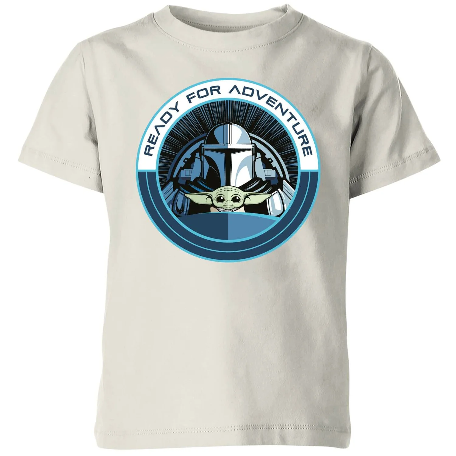 Star Wars The Mandalorian Ready For Adventure Kids' T-Shirt - Cream