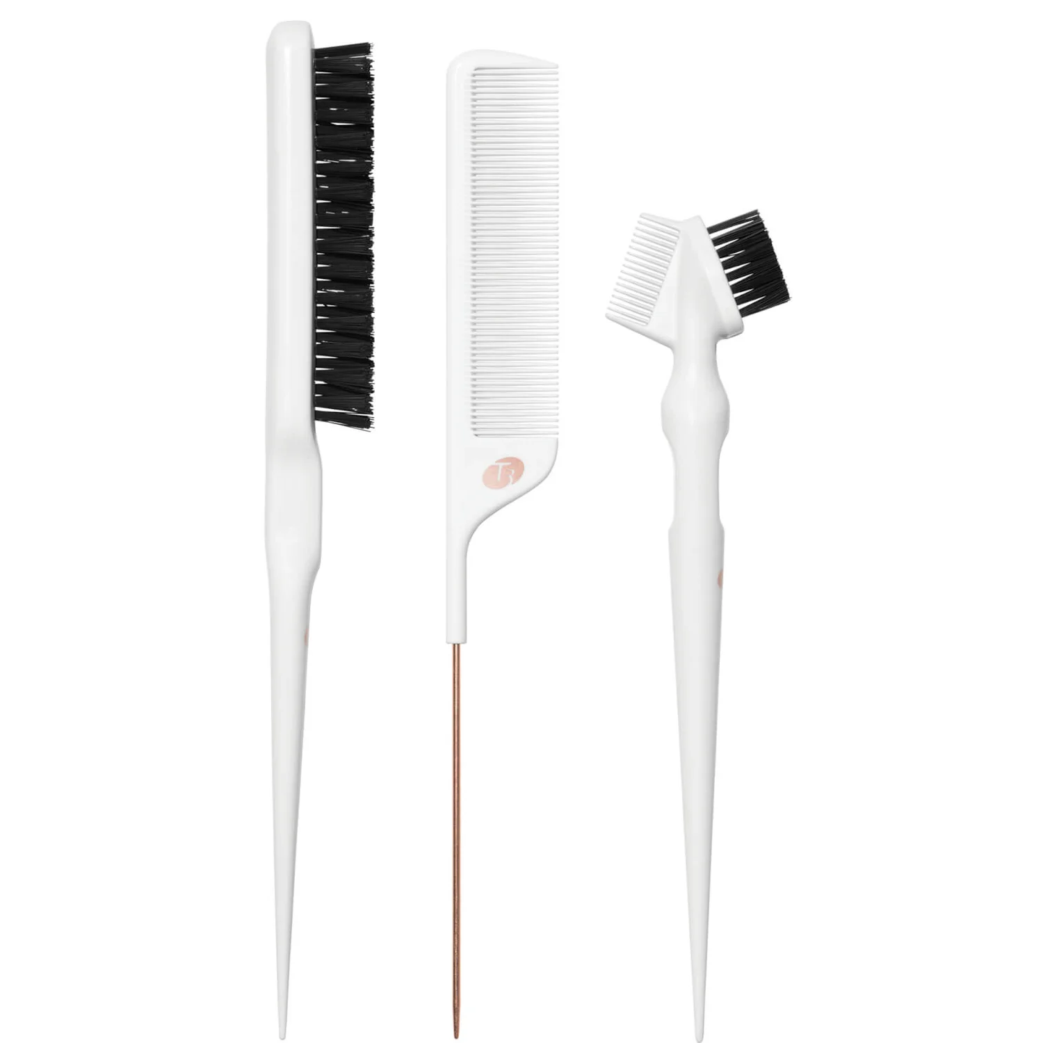 T3 Pintail Comb, Edge Brush, and Teasing Brush Detail Set