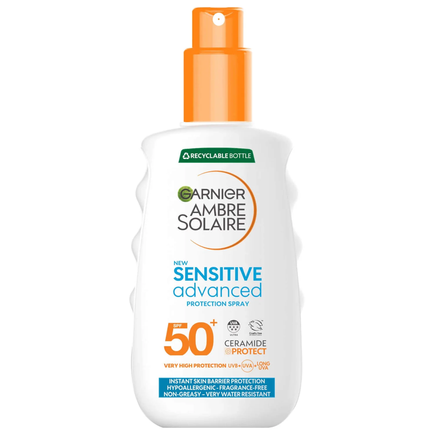 Garnier Ambre Solaire SPF 50+ Sensitive Advanced Sun Spray 150ml
