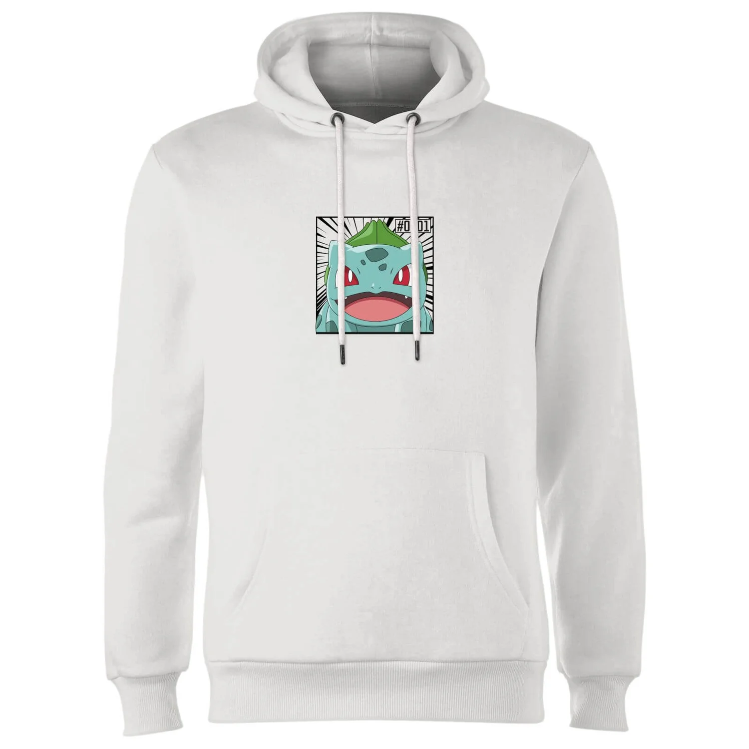 Pokémon Pokédex Bisasam #0001 Hoodie - Weiß