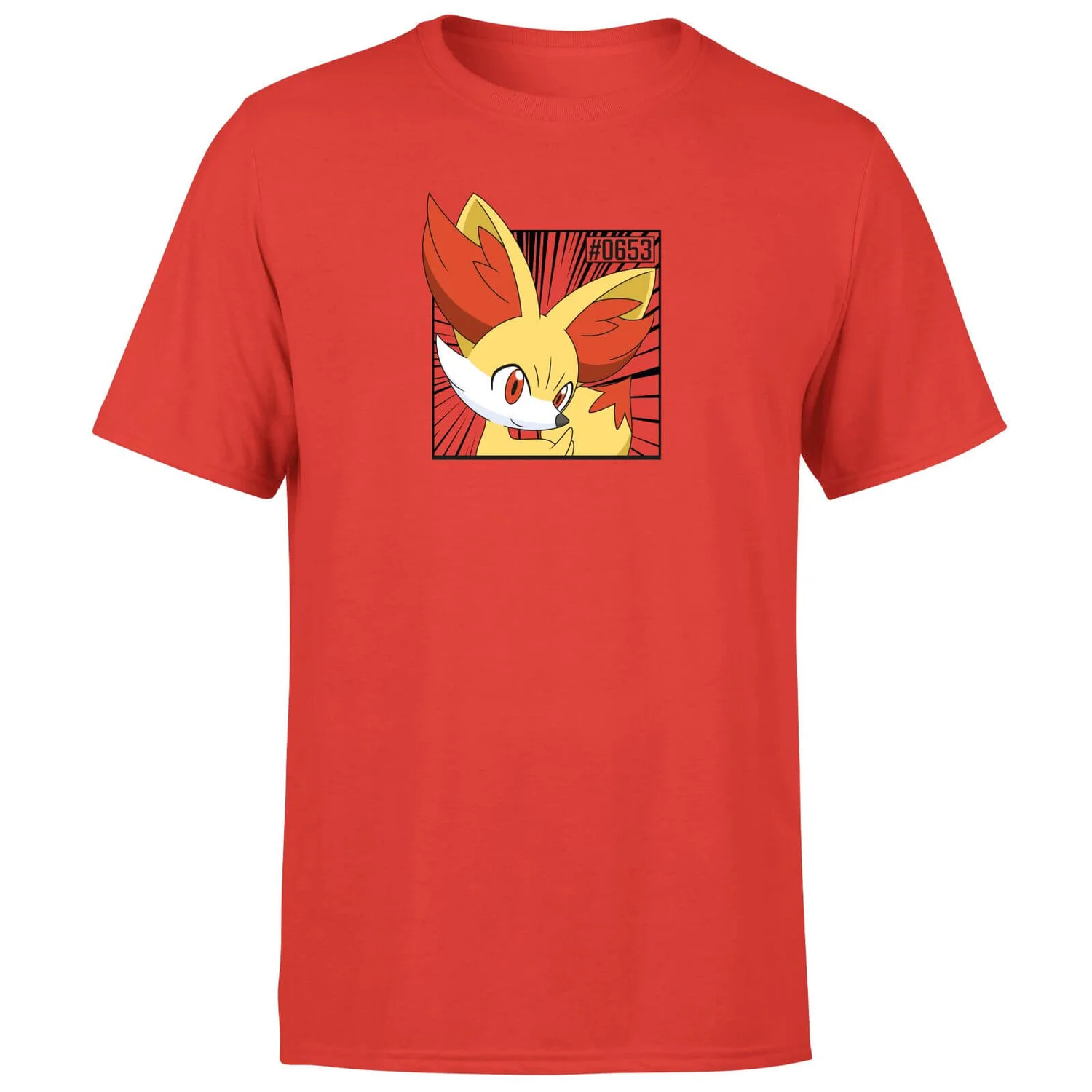 Pokemon Fennekin Men's T-Shirt - Red