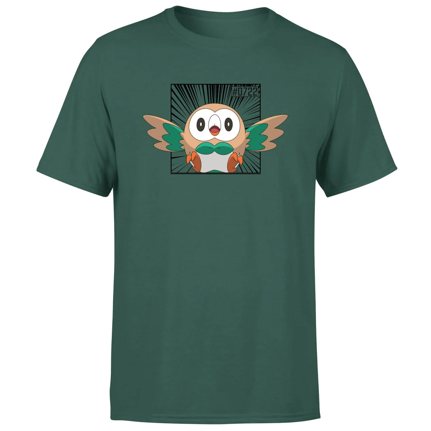 Pokemon Rowlet Men's T-Shirt - Green