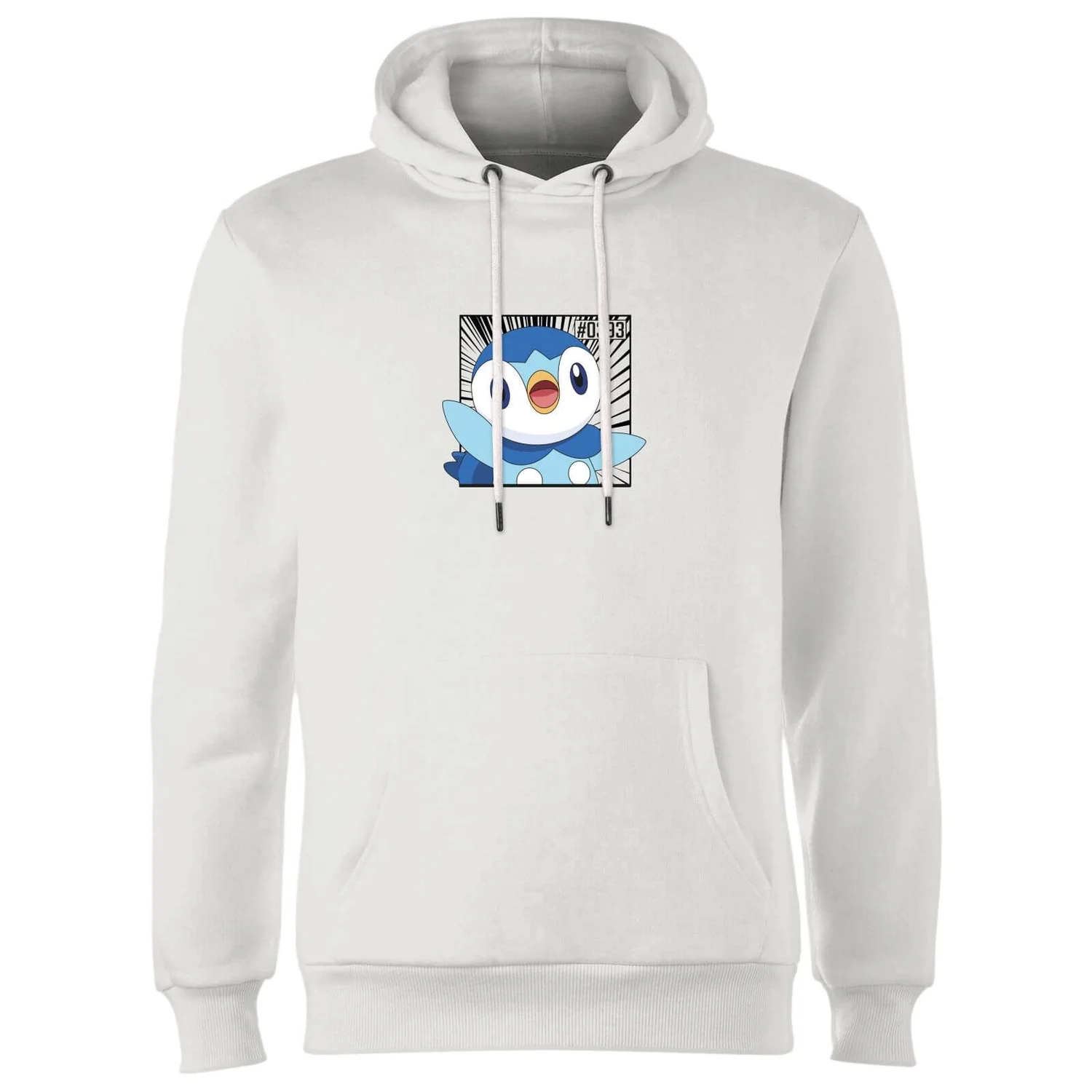 Pokemon Piplup Hoodie - White
