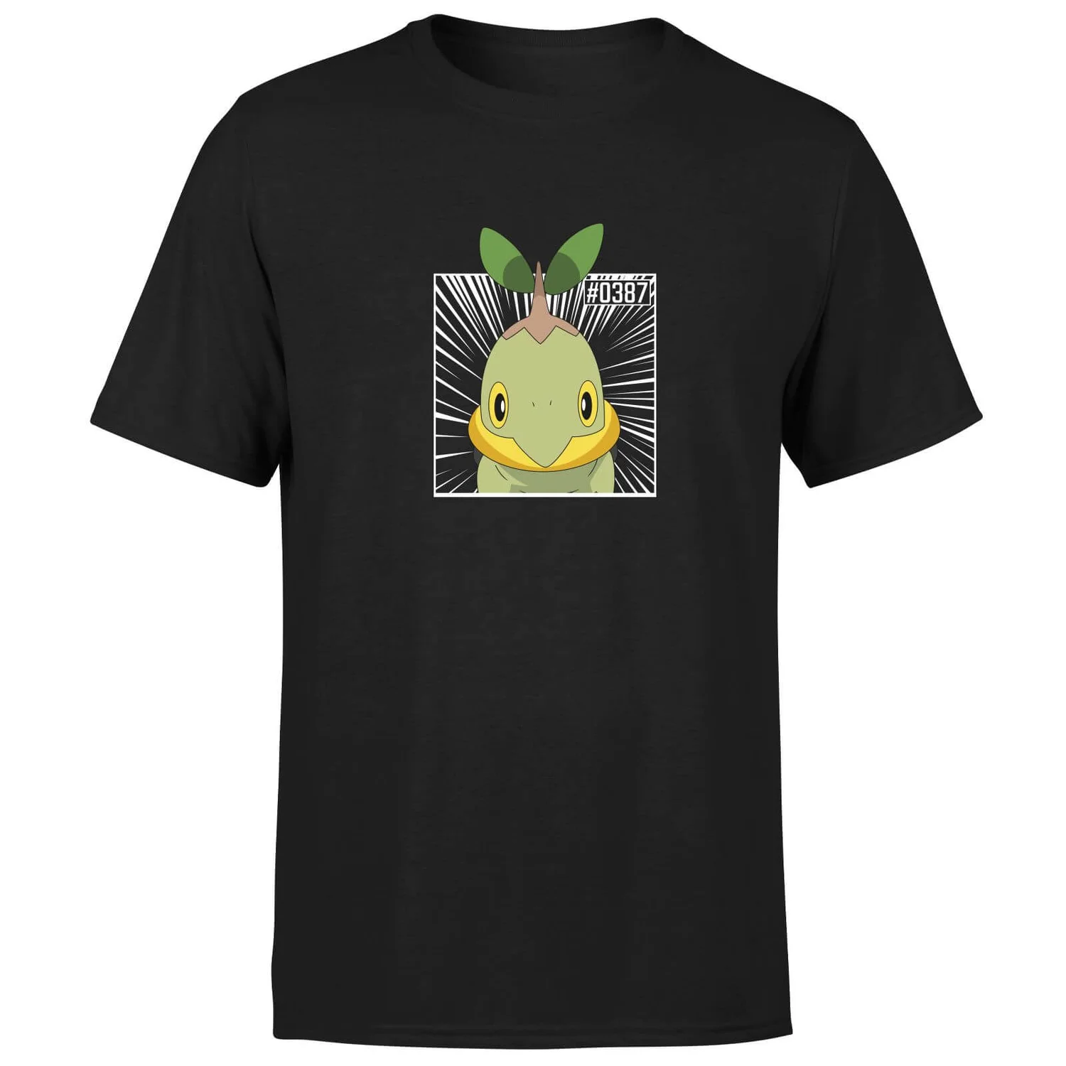 Pokemon Turtwig Men's T-Shirt - Black