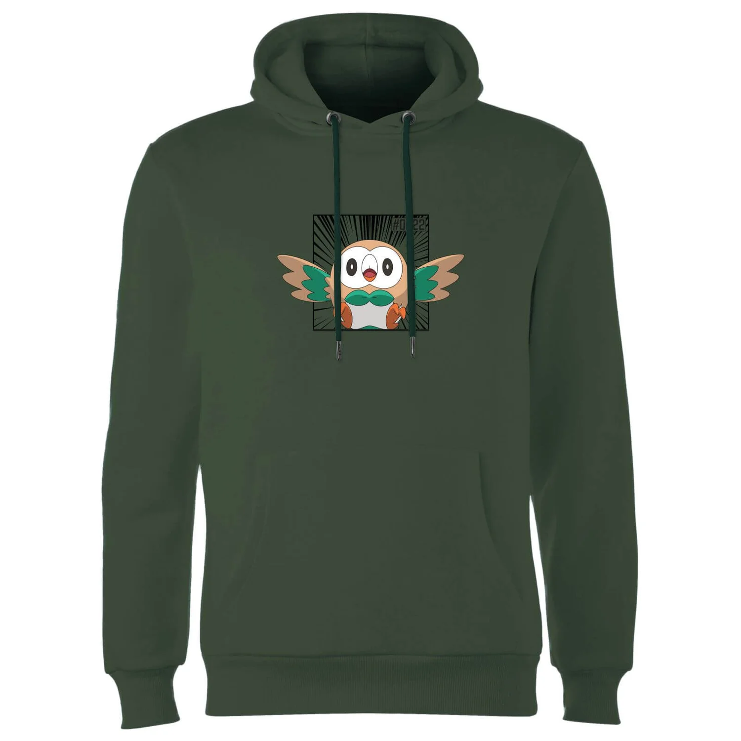 Pokemon Rowlet Hoodie - Green