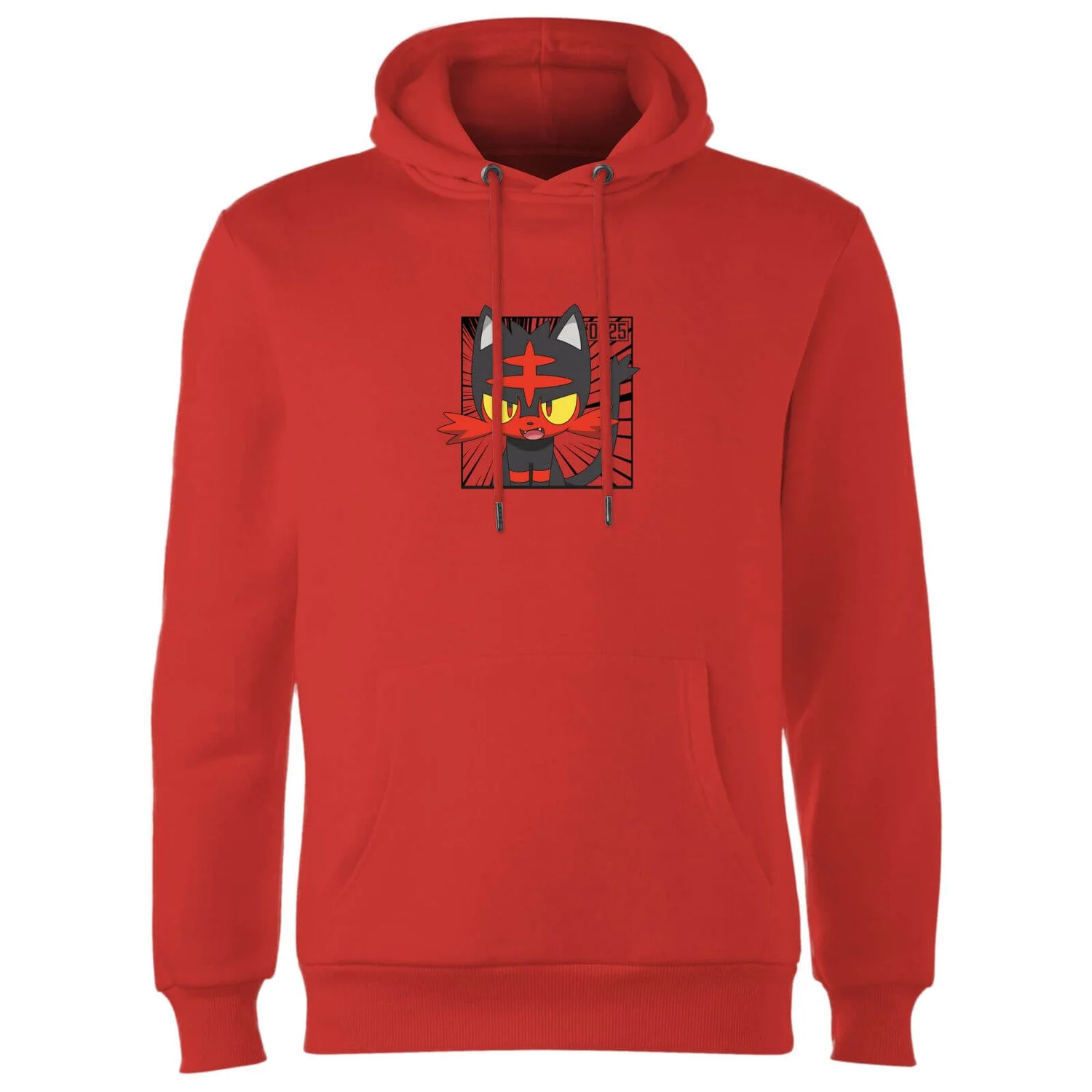 Pokemon Litten Hoodie - Red