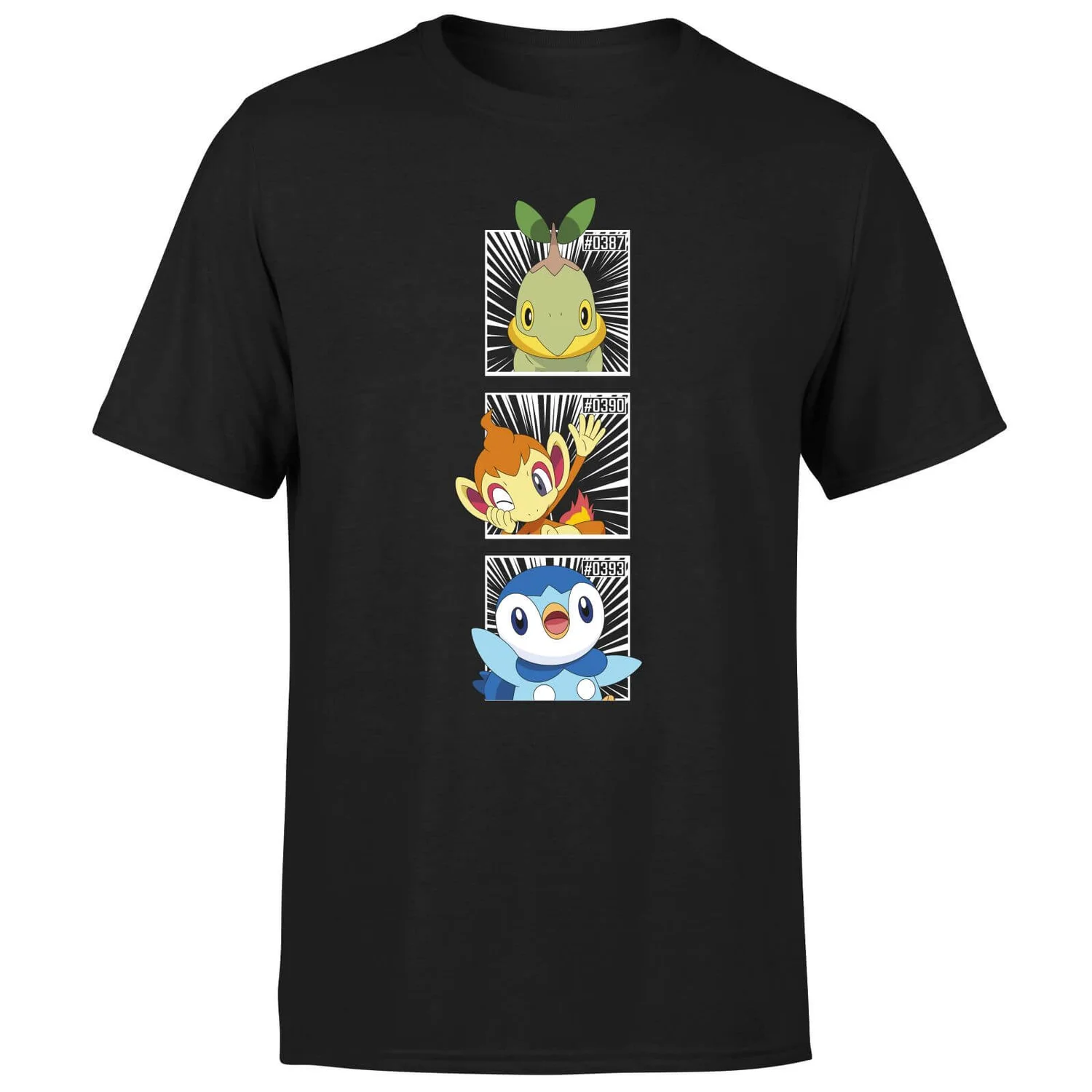 Pokemon Generation 4 Intro Men's T-Shirt - Black