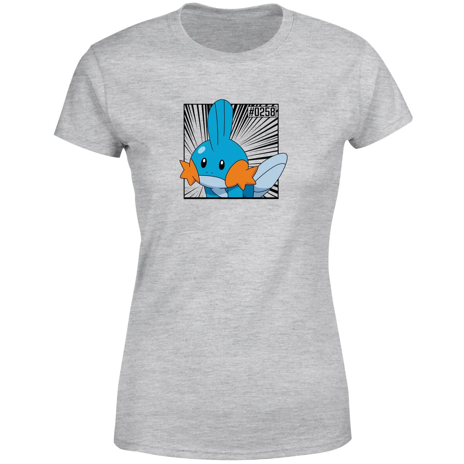 Pokemon Mudkip Women's T-Shirt - Grey