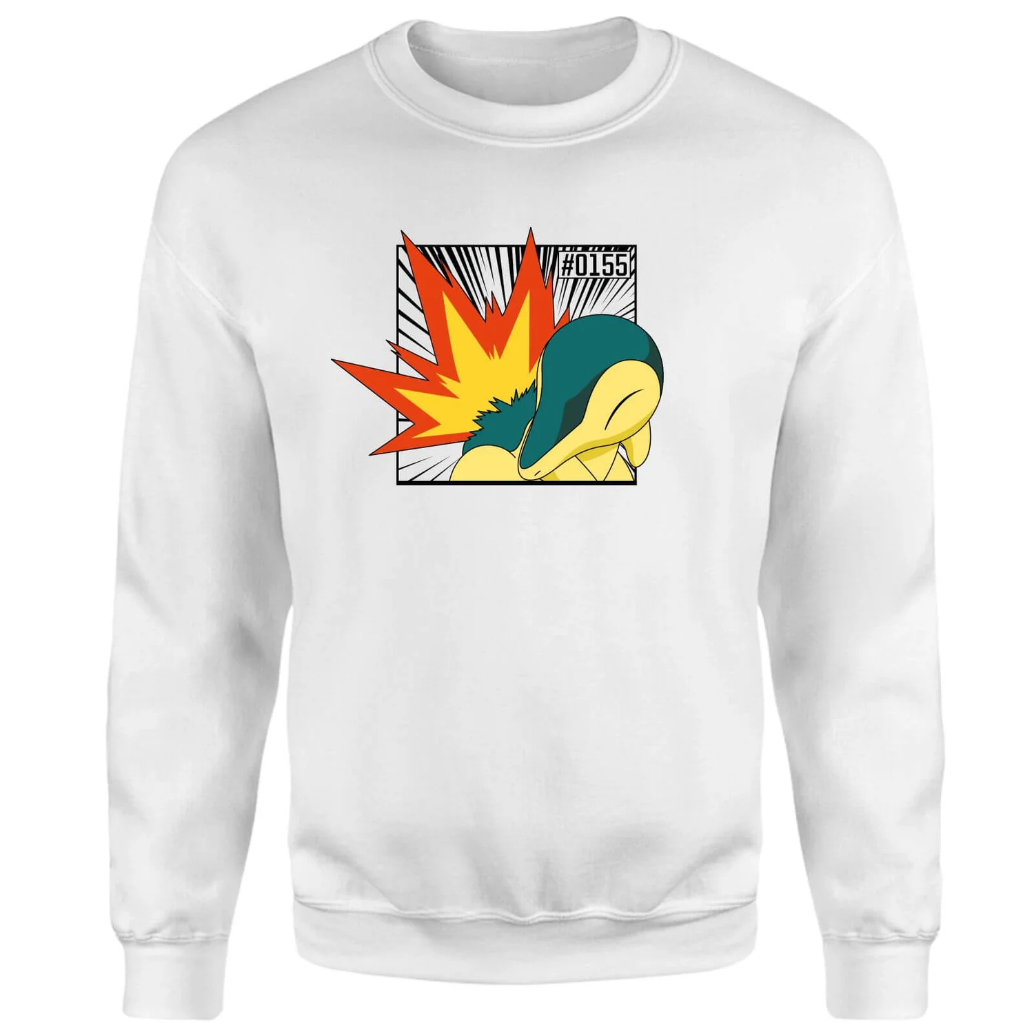 Pokemon Cyndaquil Sweatshirt - White