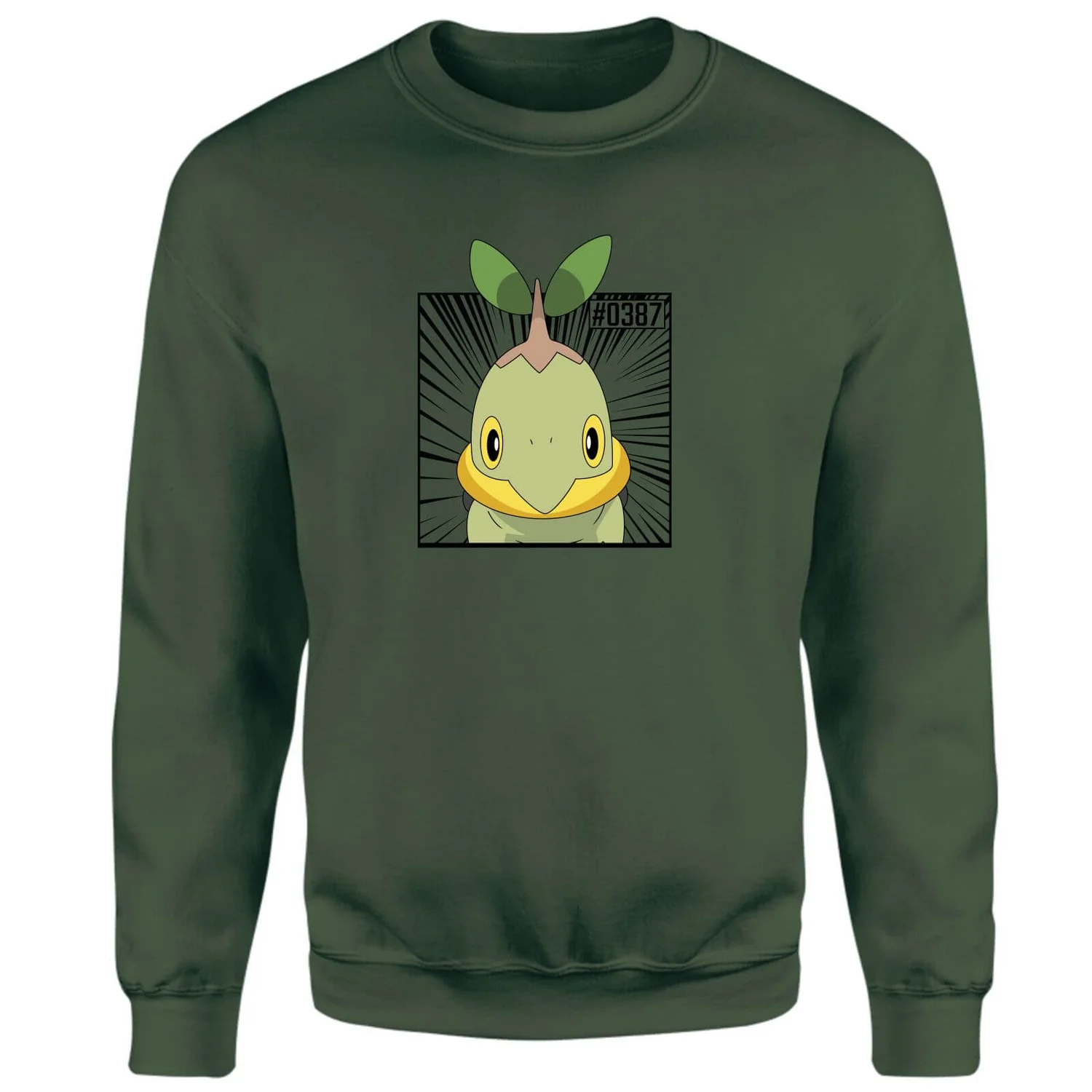 Pokemon Turtwig Sweatshirt - Green