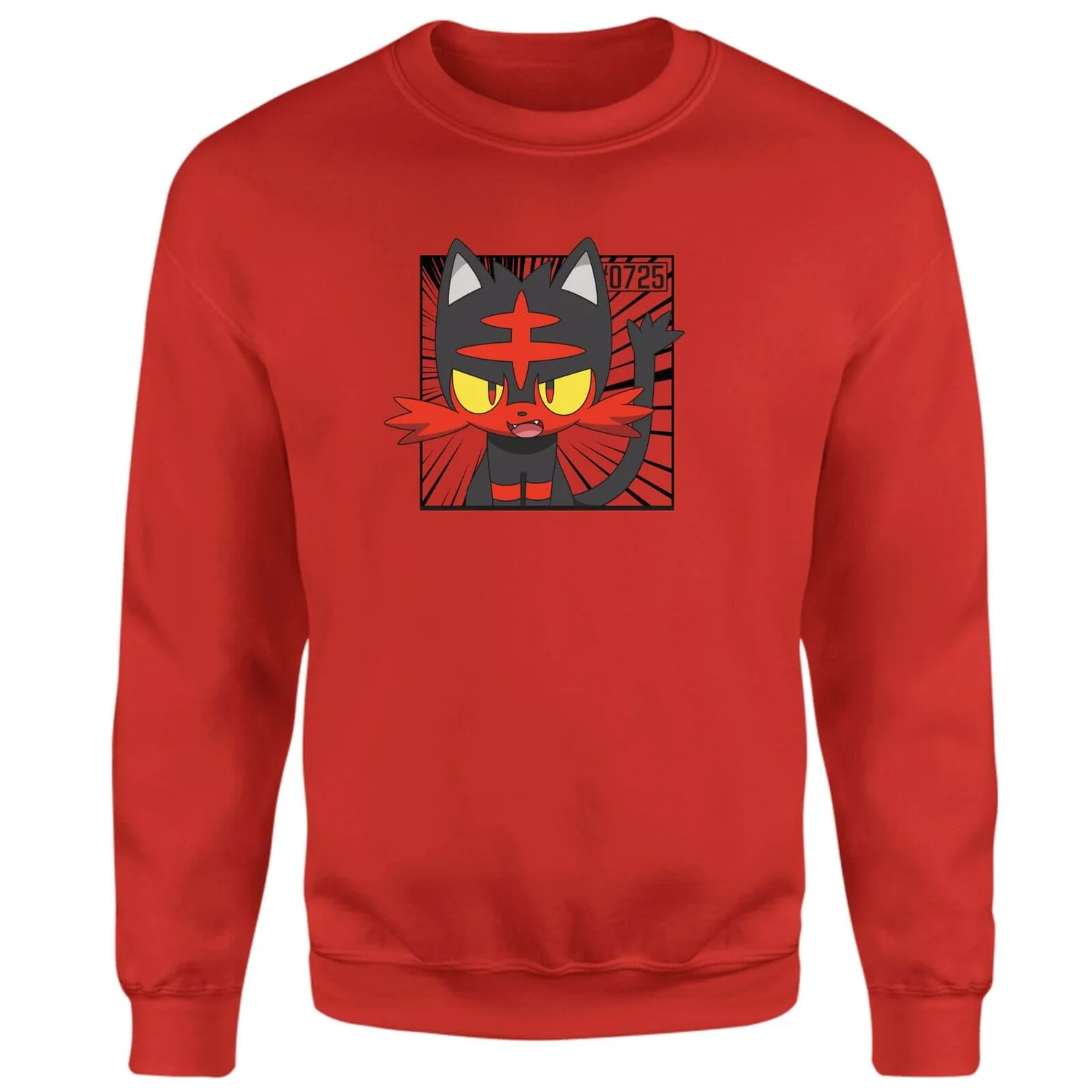 Pokemon Litten Sweatshirt - Red