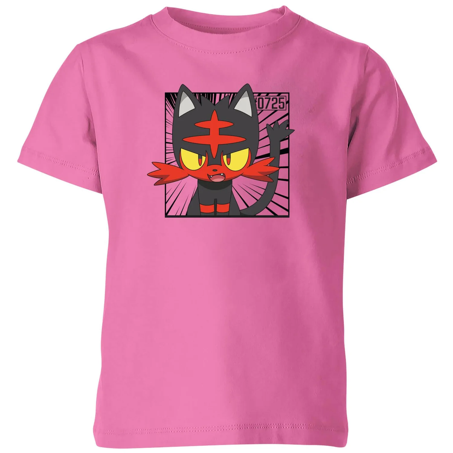Pokemon Litten Kids' T-Shirt - Pink