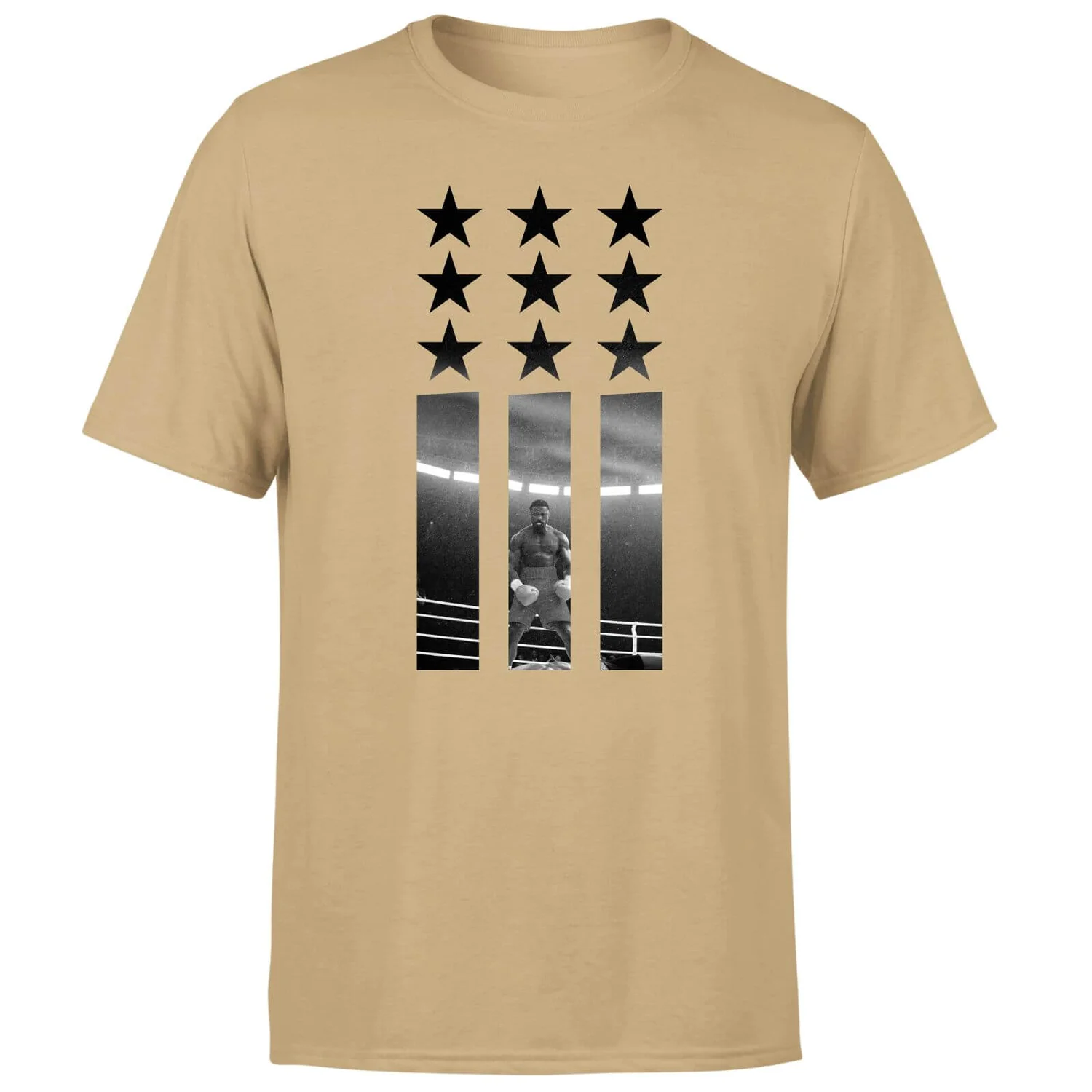 Creed Poster Stars Men's T-Shirt - Tan