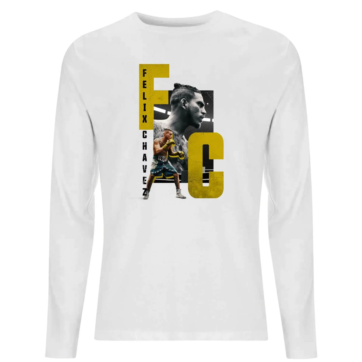Creed Felix Chavez Men's Long Sleeve T-Shirt - White