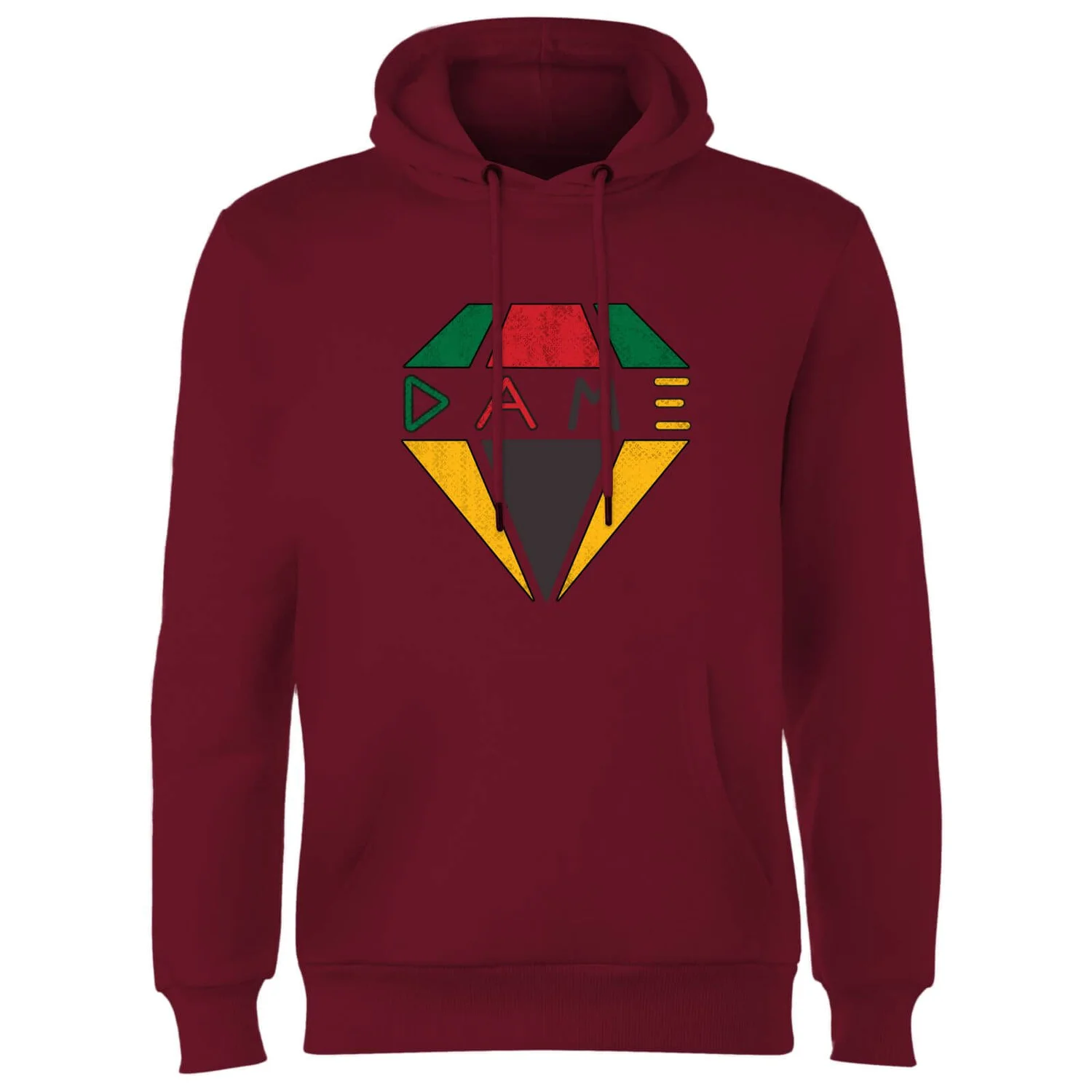 Creed DAME Diamond Logo Hoodie - Burgundy